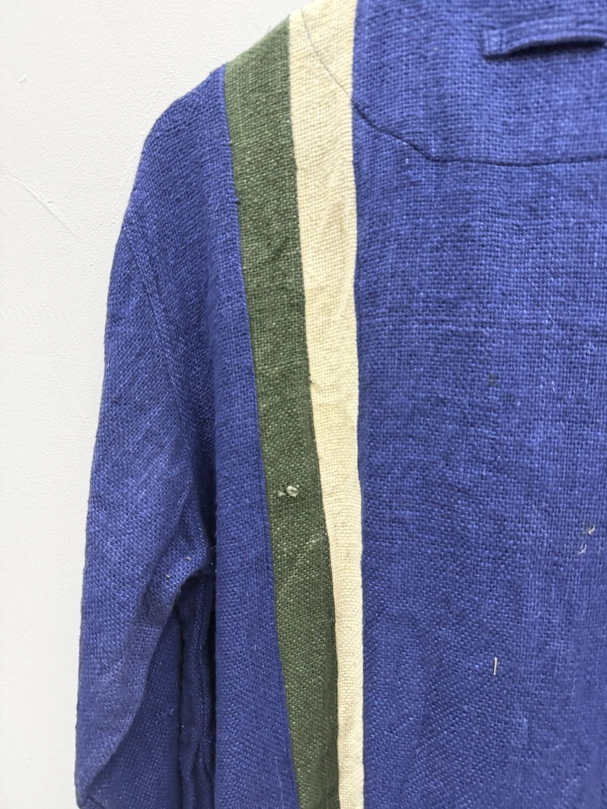 Japanese Brand Shades Prevalence Blue Hand Woven Zip Up Jacket Size US M / EU 48-50 / 2 - 12 Thumbnail