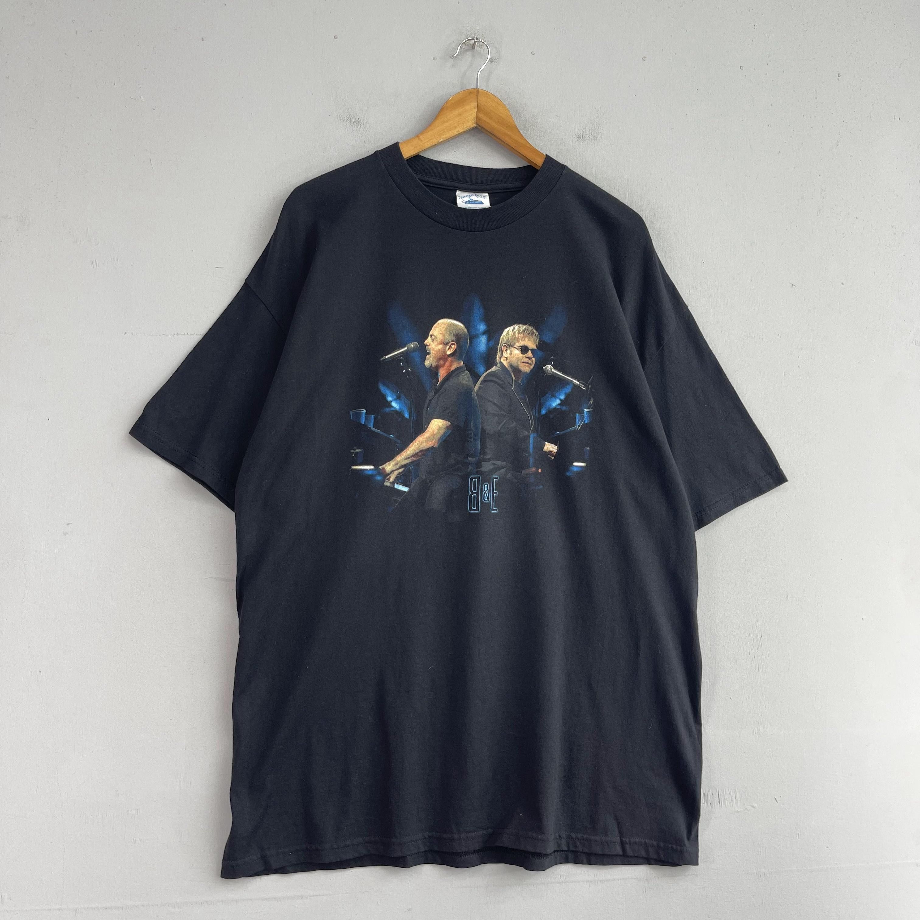 Band Tees × Vintage Vintage Billy Joel And Elton John Face 2 Face Concert Tee Size US XL / EU 56 / 4 - 3 Thumbnail