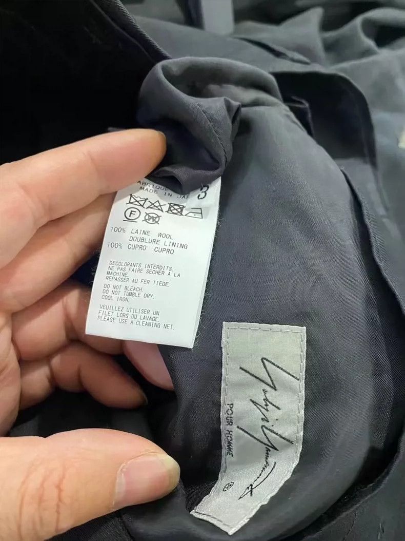 Yohji Yamamoto Yohji Yamamoto size 3 Wool slacks pants Size US 30 / EU 46 - 5 Thumbnail