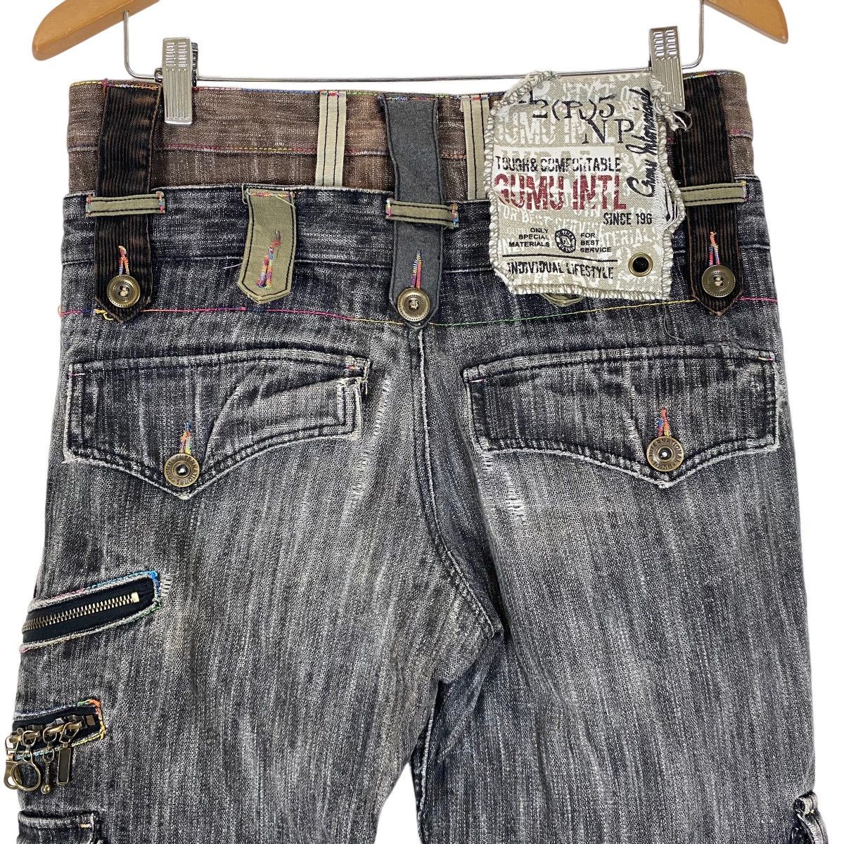 Japanese Brand ☀️Gumu Intl Japanese style jeans multipocket Size US 32 / EU 48 - 9 Thumbnail
