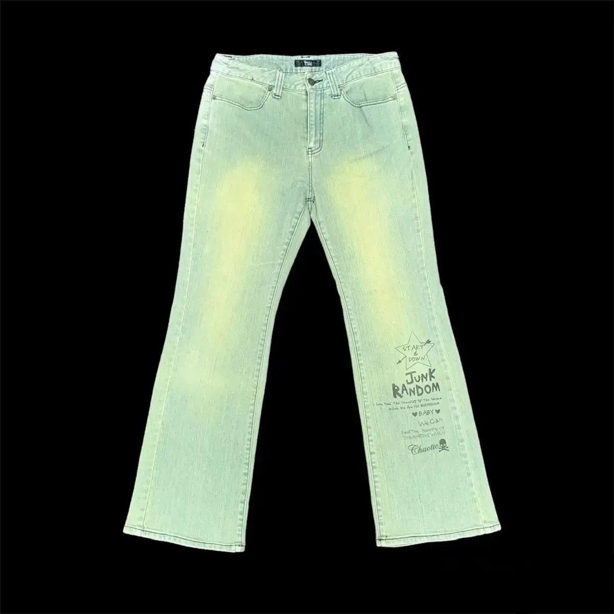 Japanese Brand STEALS 🔥 FLARE/BOOTCUT JAPANESE VTG JEANS SMILE LAND PANTS Size US 30 / EU 46 - 1 Thumbnail