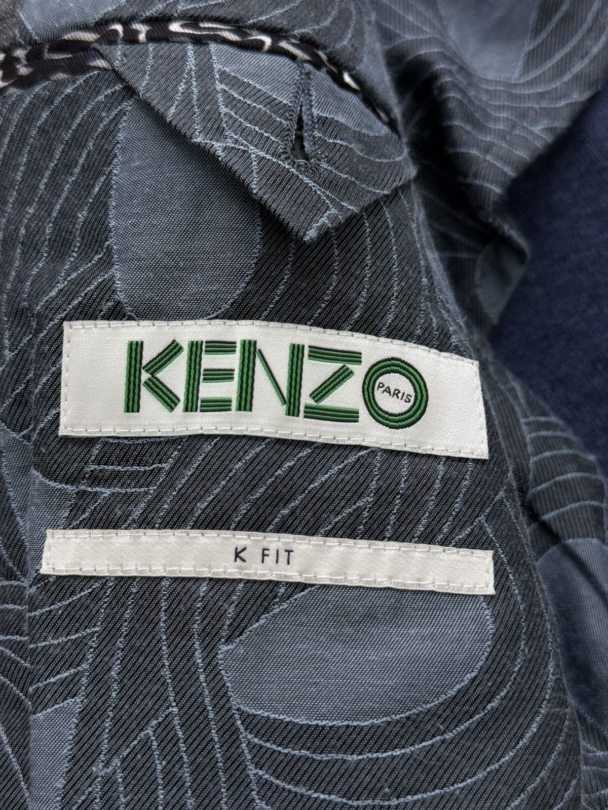 Kenzo Kenzo Gray Wool Blazer Size 50 Size 40R - 8 Thumbnail