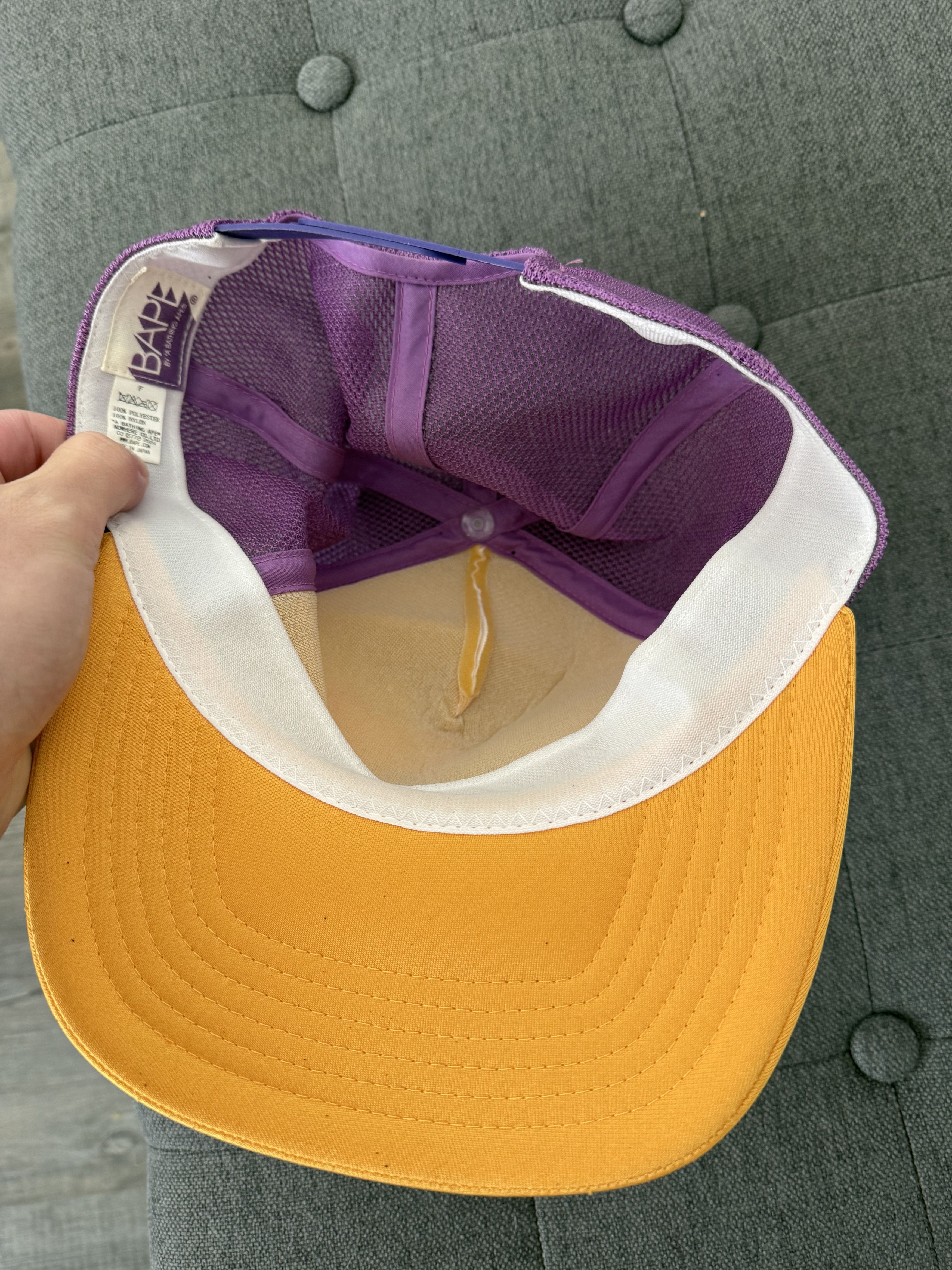 Bape A bathing ape 2008 Bape bapesta LA trucker hat Size ONE SIZE - 2 Thumbnail