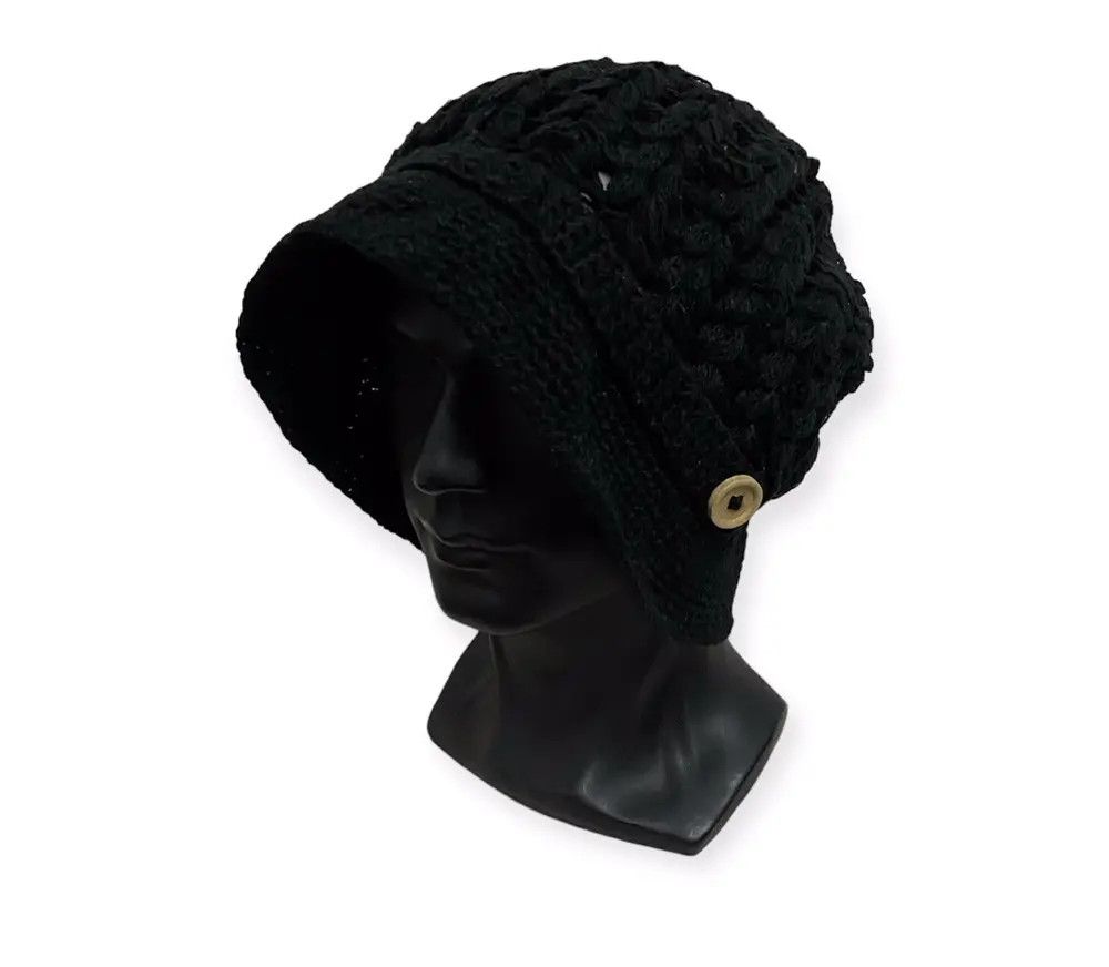 Japanese Brand × Vintage Green Label Relaxing Knit Bucket Hat Size ONE SIZE - 1 Thumbnail