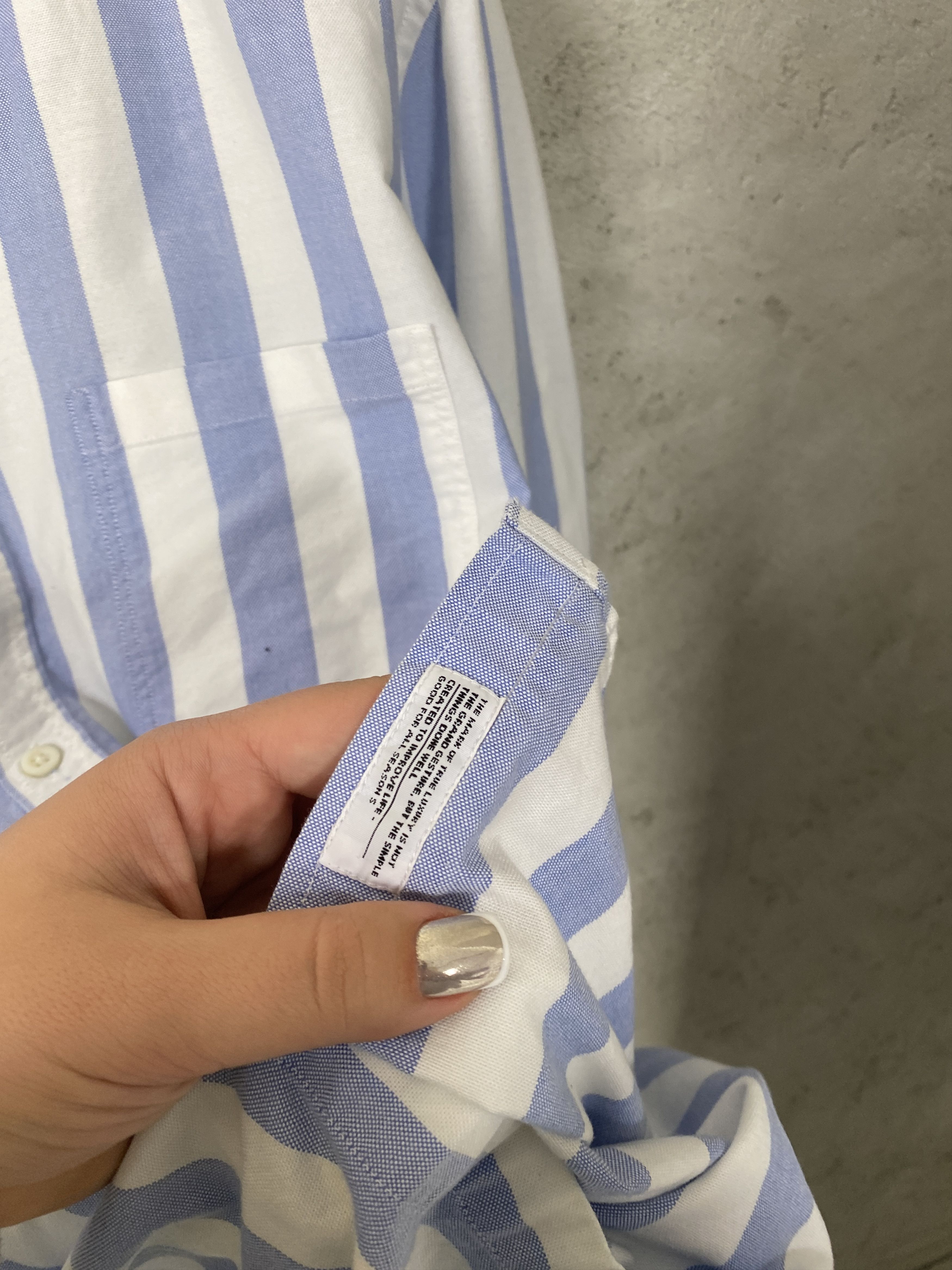 Norse Projects Norse Projects Hans Collarless Oxford Size US XL / EU 56 / 4 - 6 Thumbnail
