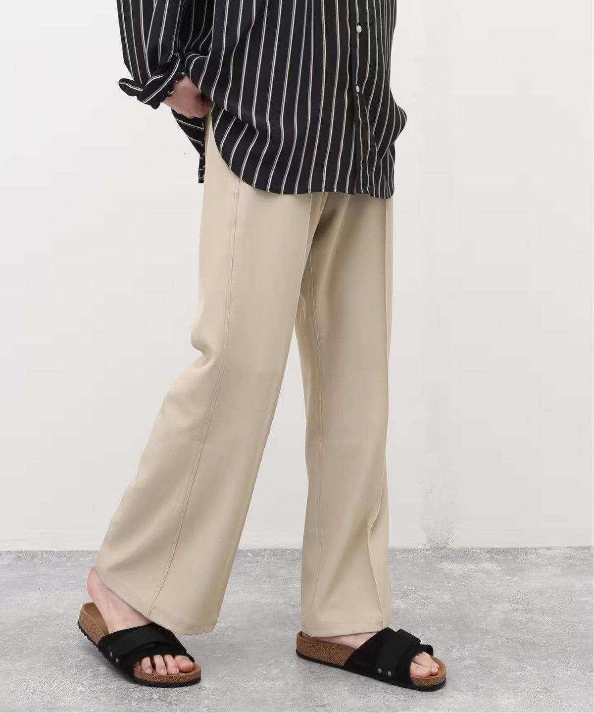 Needles !DS! DS23 Needles Butterfly W.U Boot Cut Khaki Track Pants Size 34" / US 12 / IT 48 - 7 Thumbnail