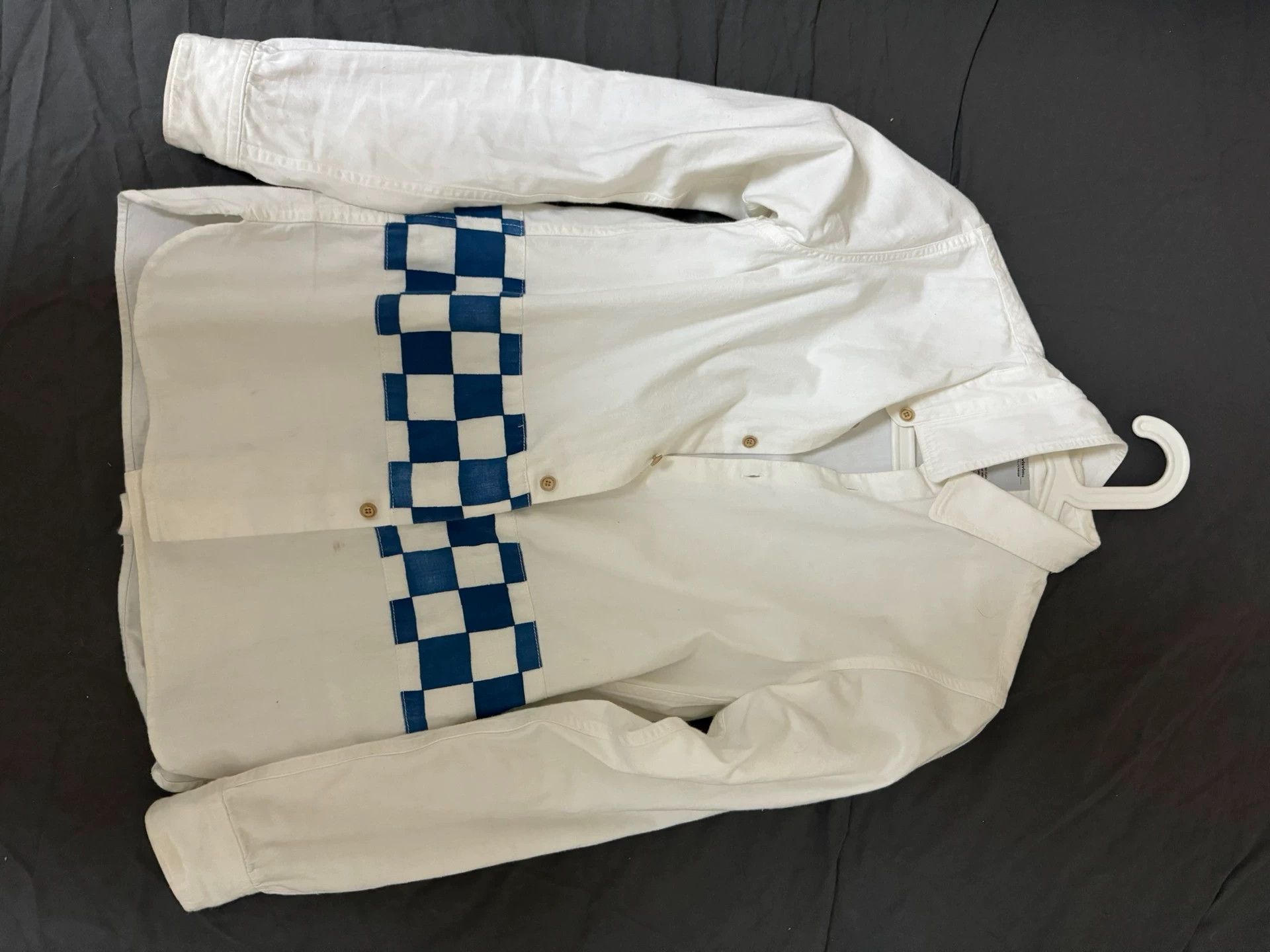 Visvim visvim blue chequered white shirt Size US S / EU 44-46 / 1 - 1 Thumbnail