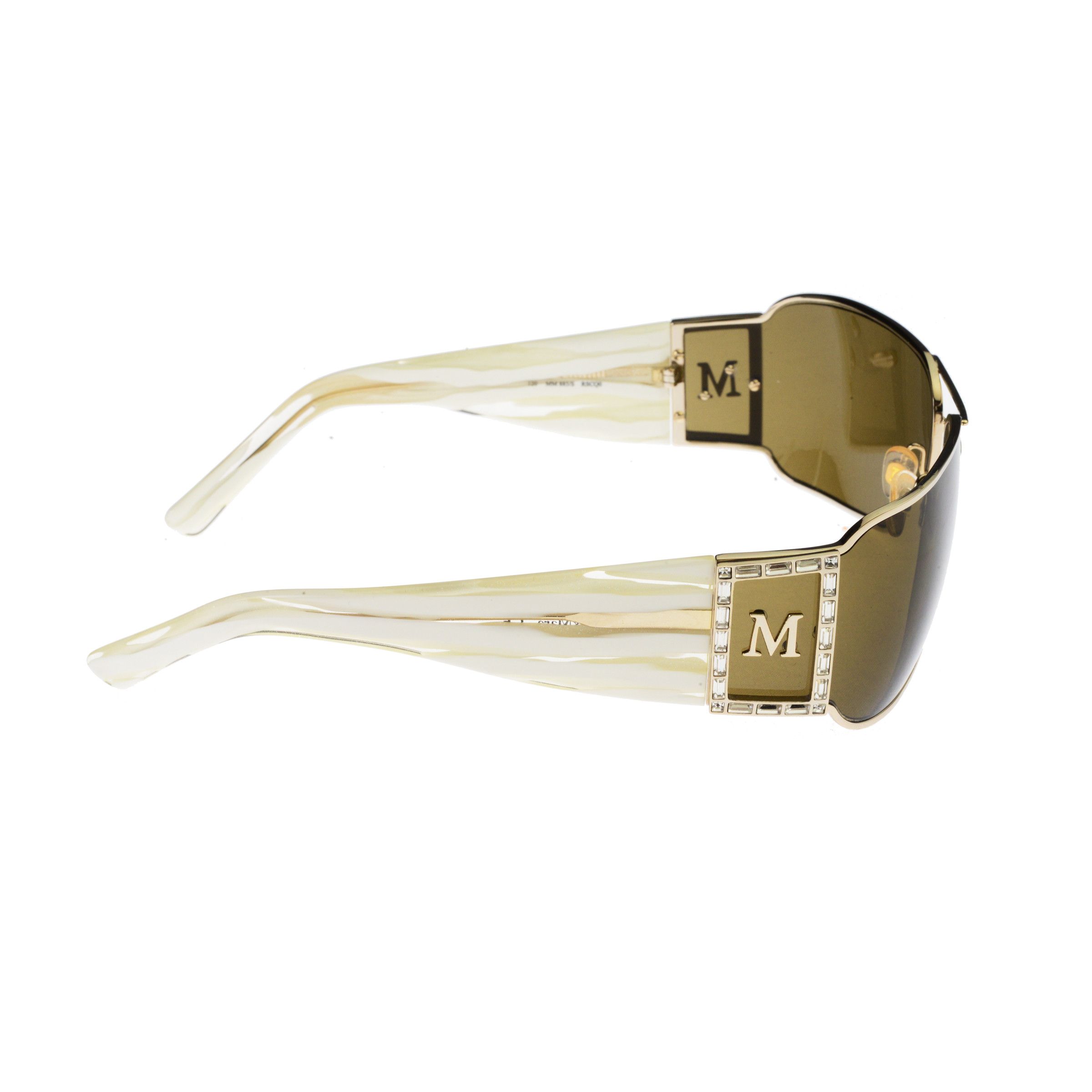 Max Mara Max Mara '00s White Wrap Around Oversized Sunglasses Size ONE SIZE - 5 Thumbnail