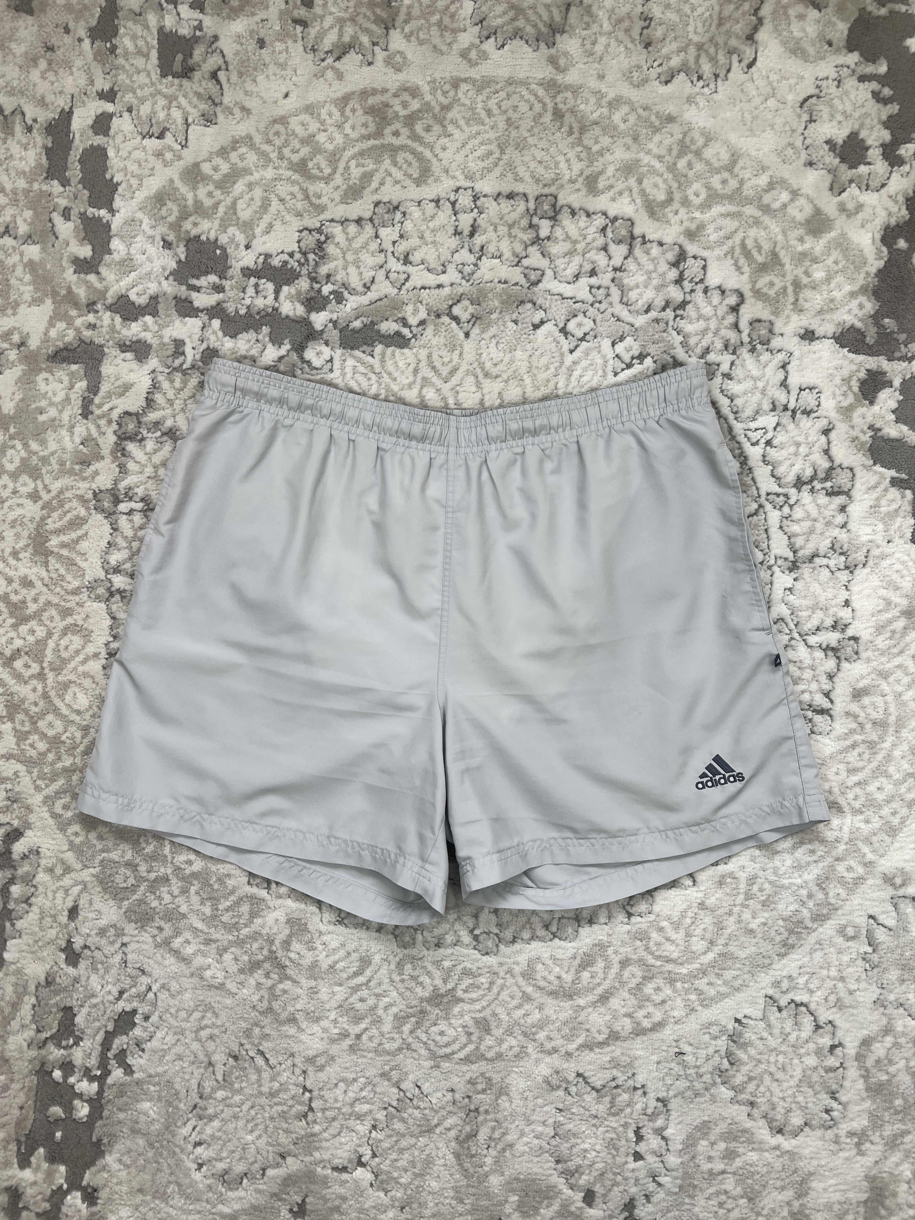 Adidas Adidas Y2K Light Grey Swim Shorts Size US 34 / EU 50 - 1 Thumbnail