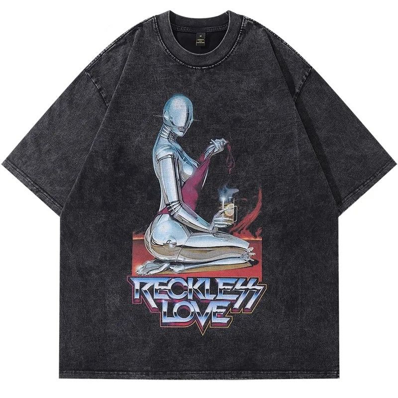 Japanese Brand × Vintage Lustful Robot Oversized Vintage Design Graphic Tees Size US M / EU 48-50 / 2 - 1 Thumbnail