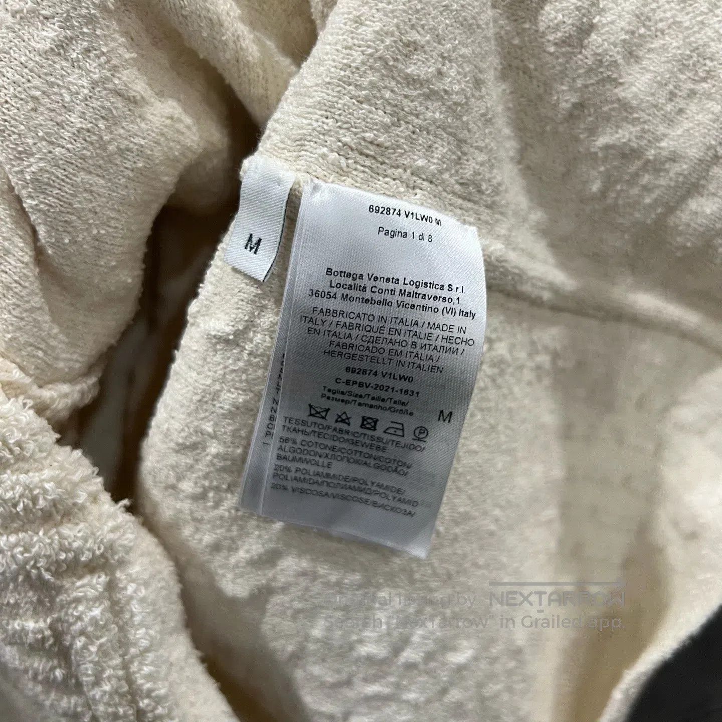 Bottega Veneta Bottega Veneta Towel Short Sleeve| Size US M / EU 48-50 / 2 - 4 Thumbnail