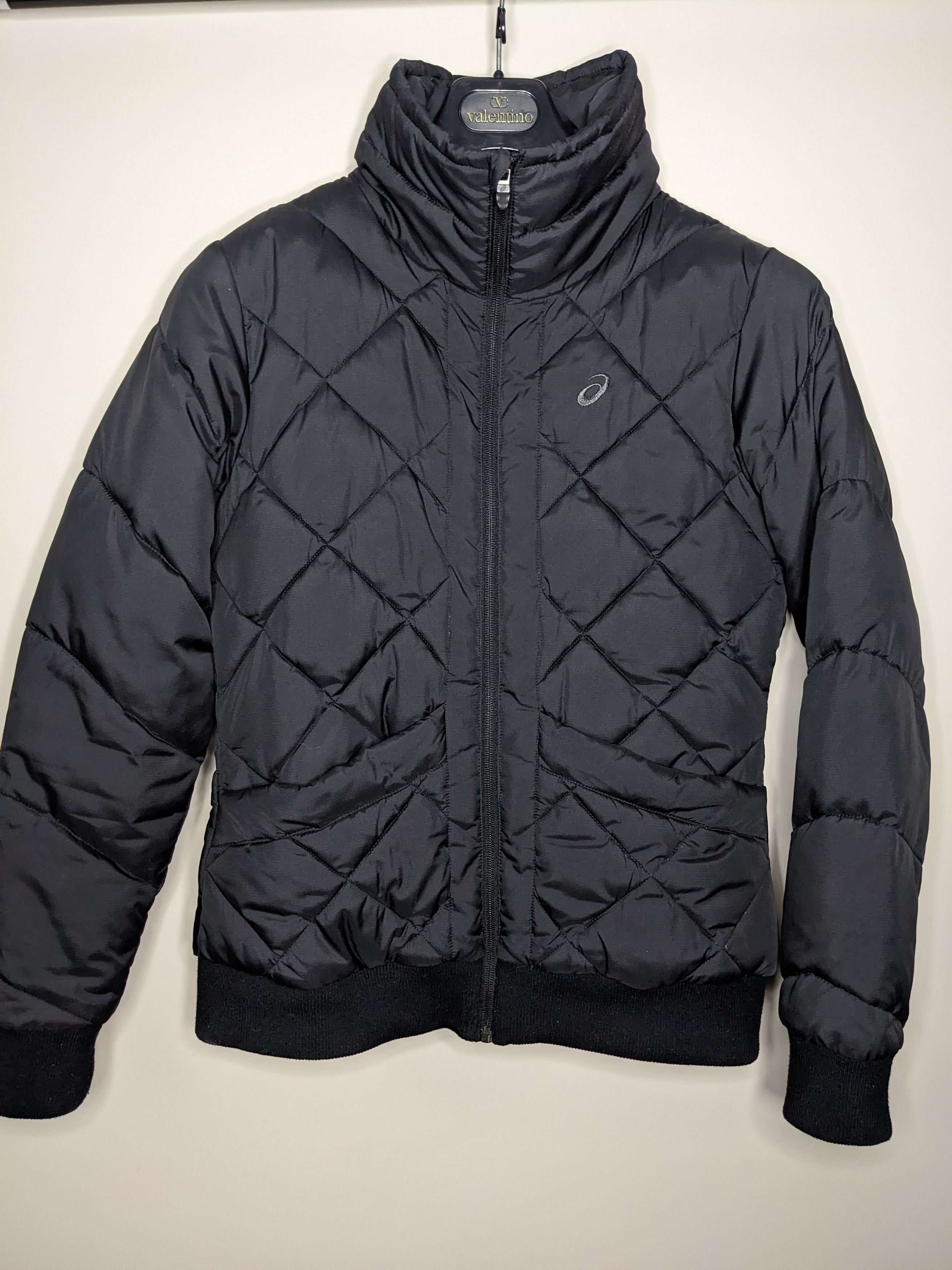 Asics Asics Quilted Puffer Jacket Womens Medium Mock Neck Coat Size M / US 6-8 / IT 42-44 - 1 Thumbnail