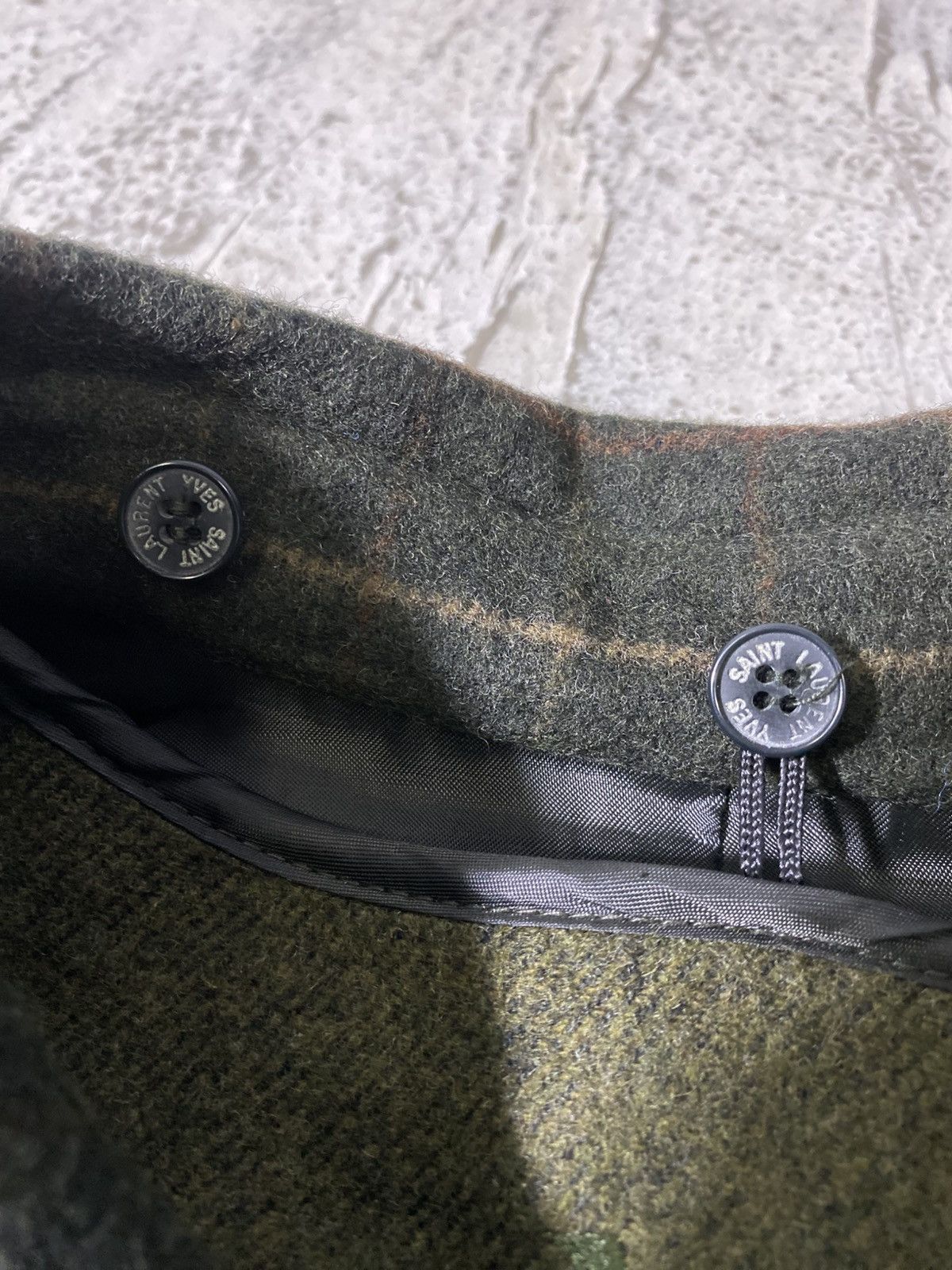 Yves Saint Laurent RARE Vintage Yves Saint Laurent Pour Homme Plaid Wool Jacket Size US L / EU 52-54 / 3 - 9 Thumbnail