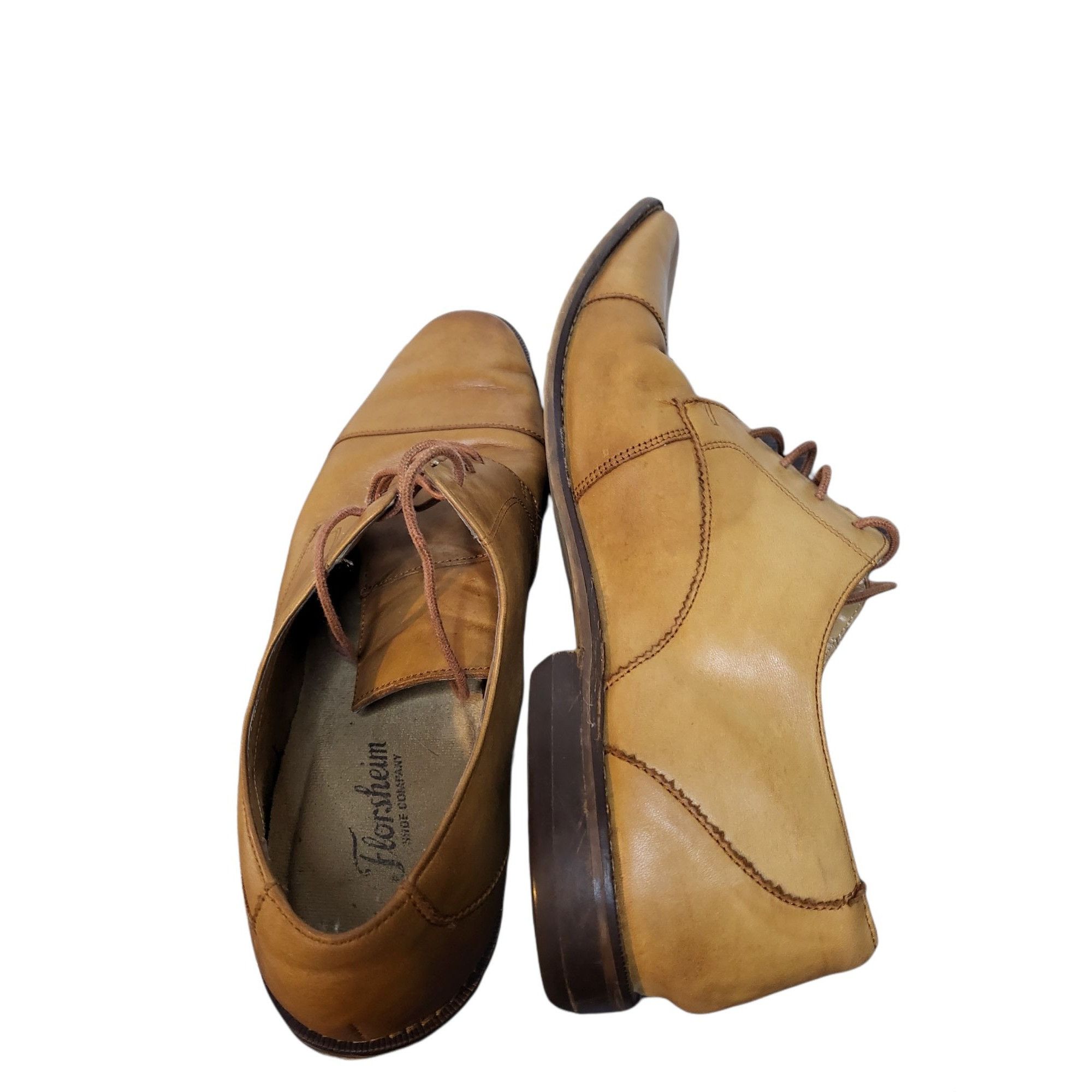 Florsheim Florsheim Oxford Dress Shoes Men Sz 10.5 Brown Leather Cogna Size US 10.5 / EU 43-44 - 5 Thumbnail