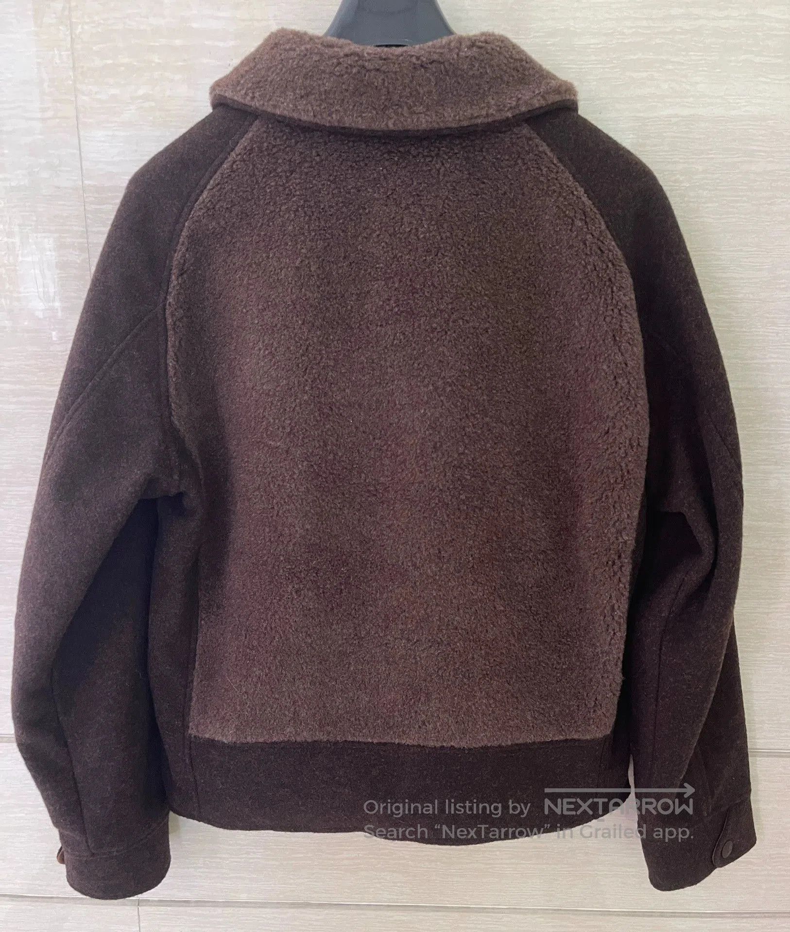 RRL Ralph Lauren DOUBLE RL Shearling Wool Blend Jacket. Size US M / EU 48-50 / 2 - 7 Thumbnail