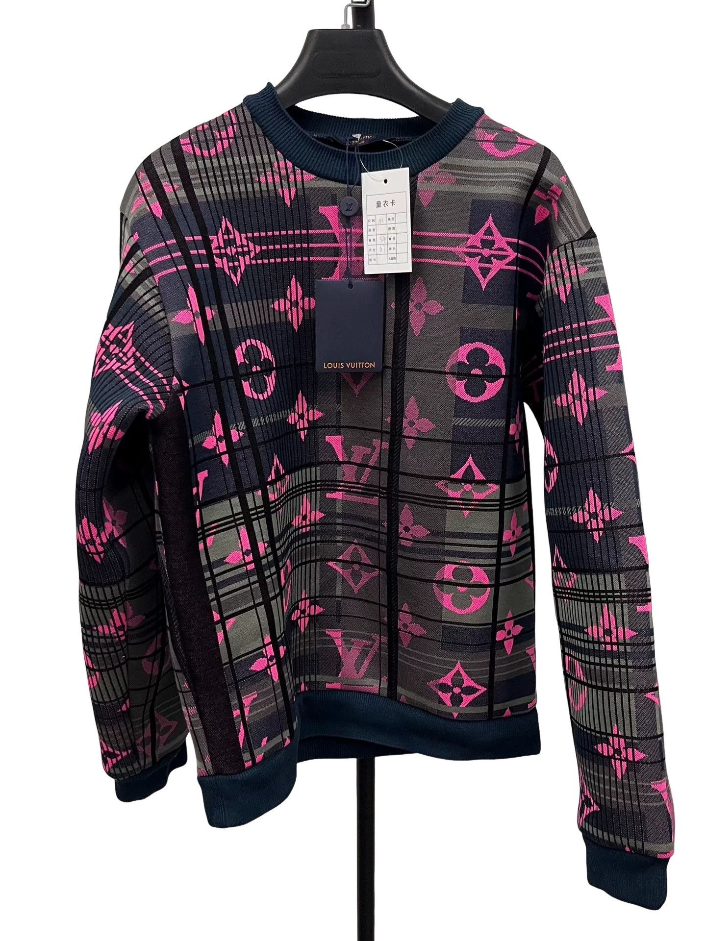 Louis Vuitton Louis Vuitton Monogram Print Sweatshirt M Size US M / EU 48-50 / 2 - 1 Thumbnail