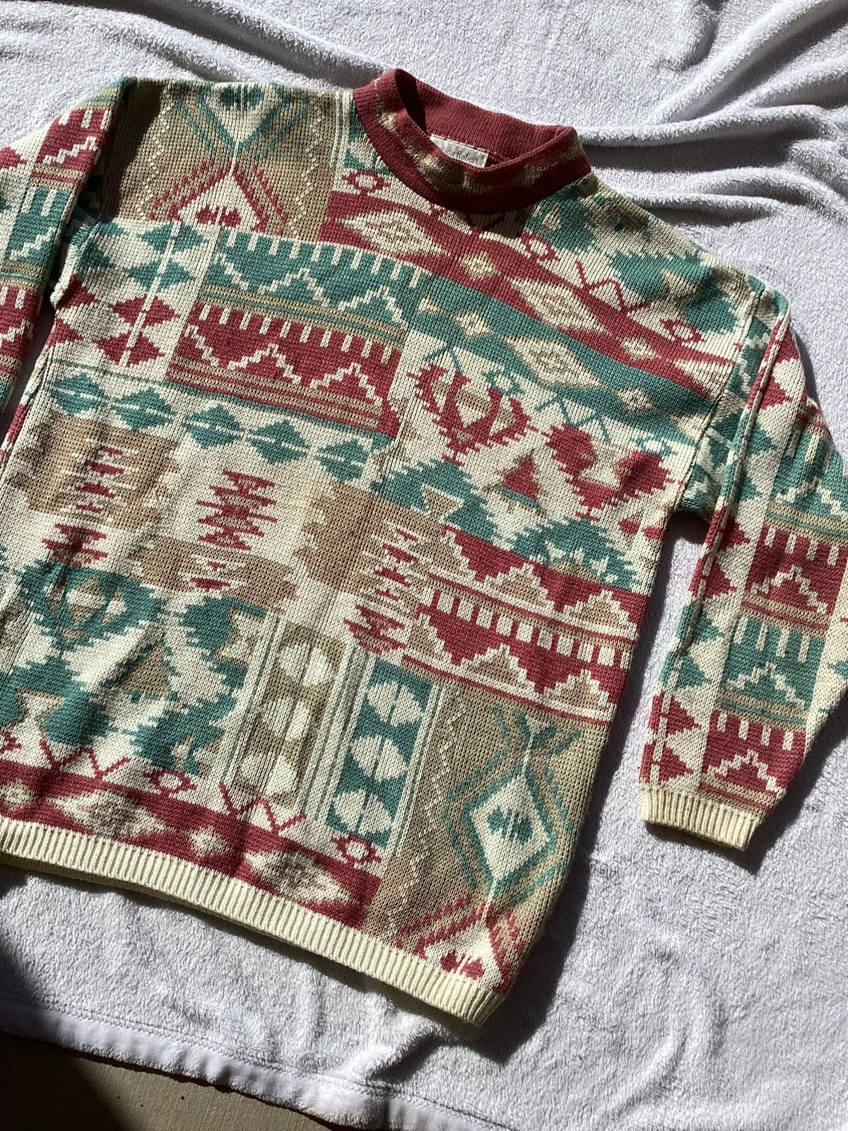 Other × Vintage Vintage Jessica Roberts native/tribal AOP sweatshirt Size L / US 10 / IT 46 - 2 Thumbnail