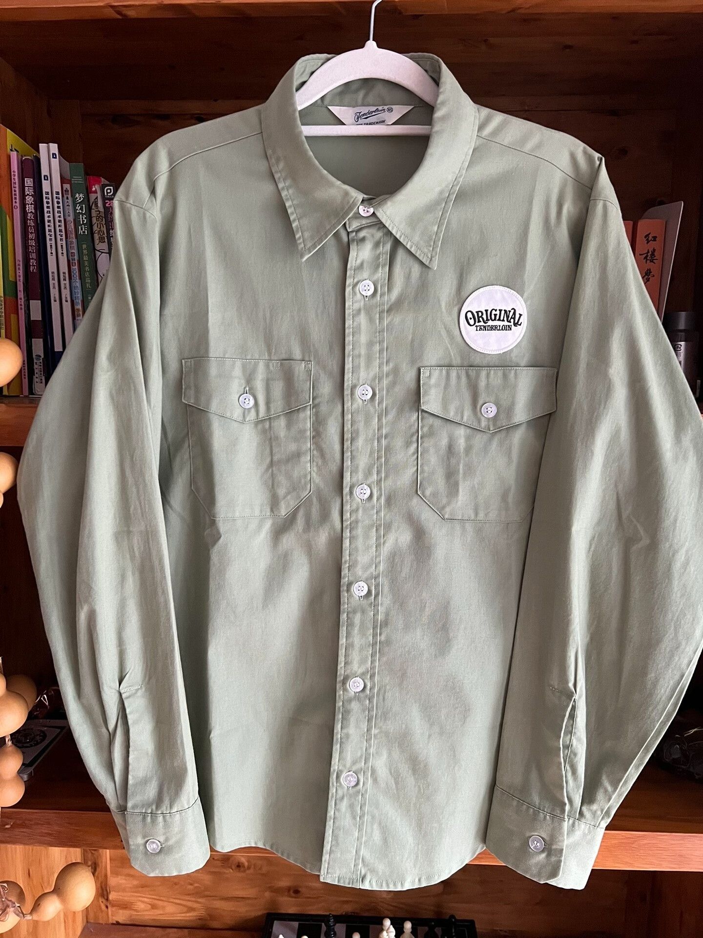 Tenderloin Tenderlion Vintage Olive Green Work Shirt Size US XS / EU 42 / 0 - 1 Thumbnail