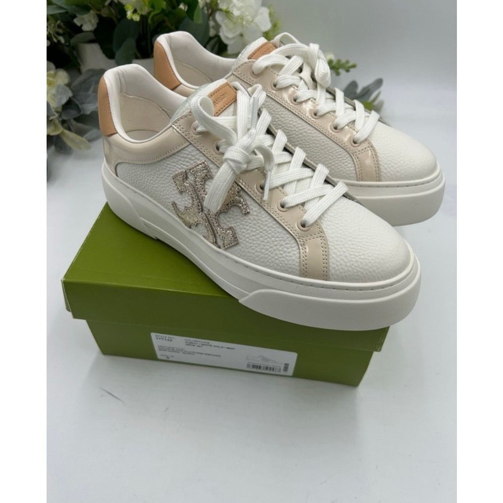 Tory Burch Tory Burch color block leather platform sneakers size 9 Size US 9 / IT 39 - 10 Thumbnail