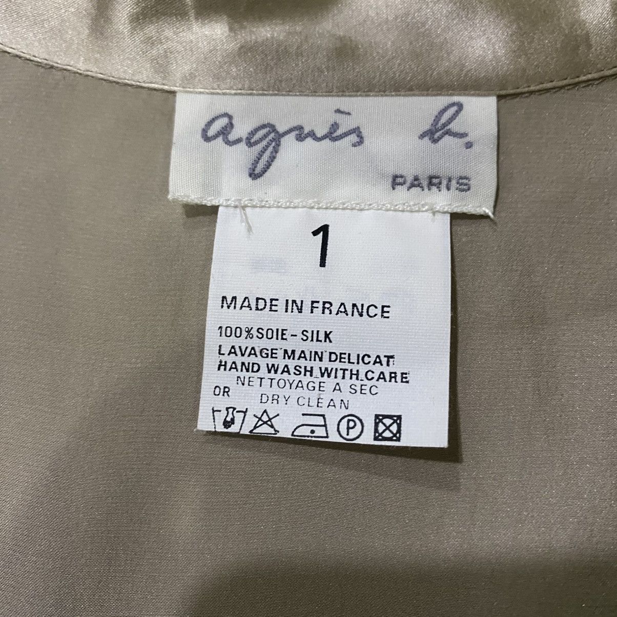 agnes b. ‼️LAST DROP‼️Agnès b Silk Blouse Vintage Minimalist Luxury Size S / US 4 / IT 40 - 17 Thumbnail