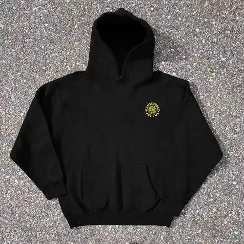 VIBE Hip Hop Retro Smiley Print Casual Loose Hooded Sweatshirt Size US M / EU 48-50 / 2 - 2 Thumbnail