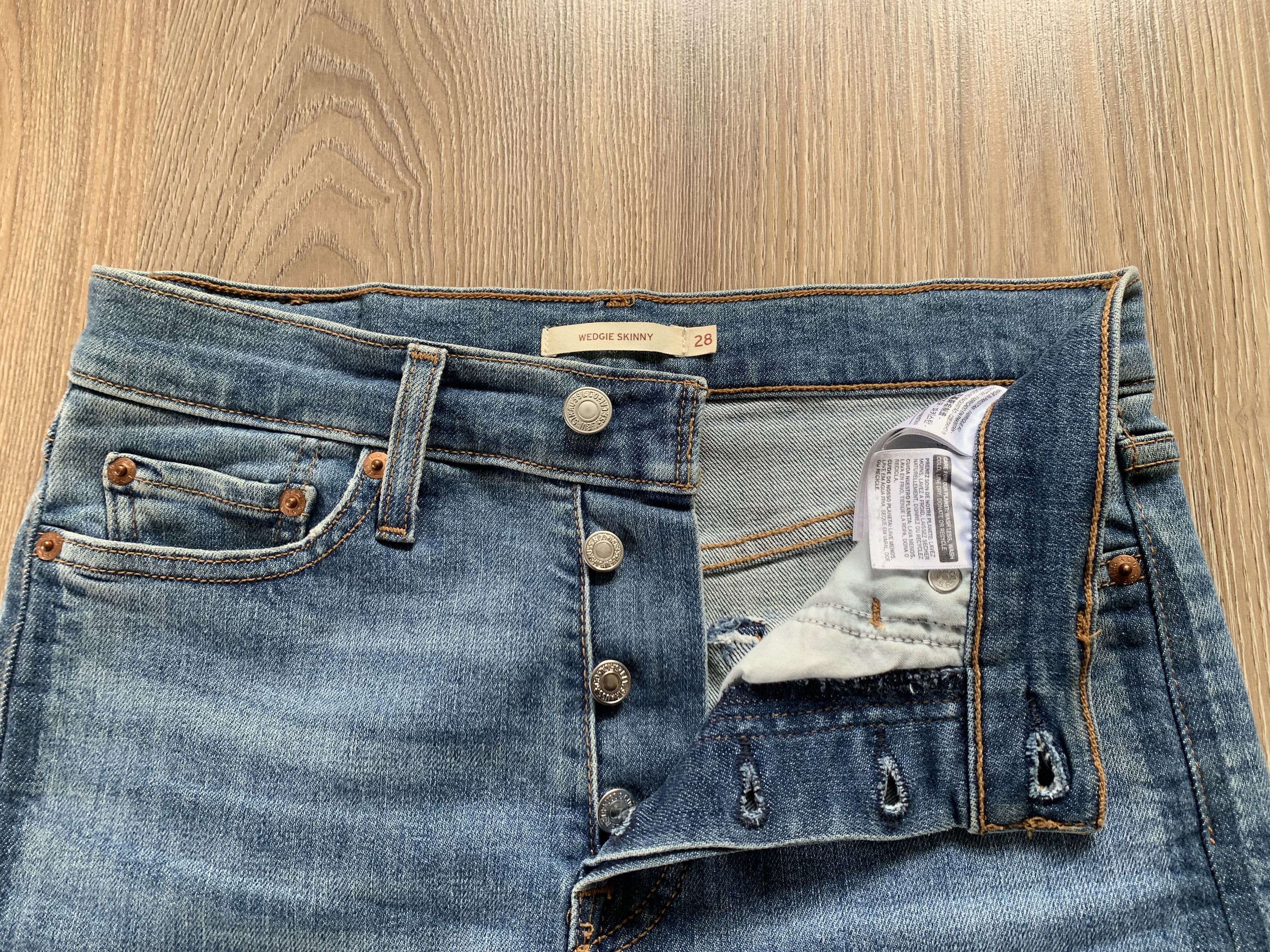 Levi's Levi's Wedgie Skinny Women's Jeans Size 28" / US 6 / IT 42 - 5 Thumbnail