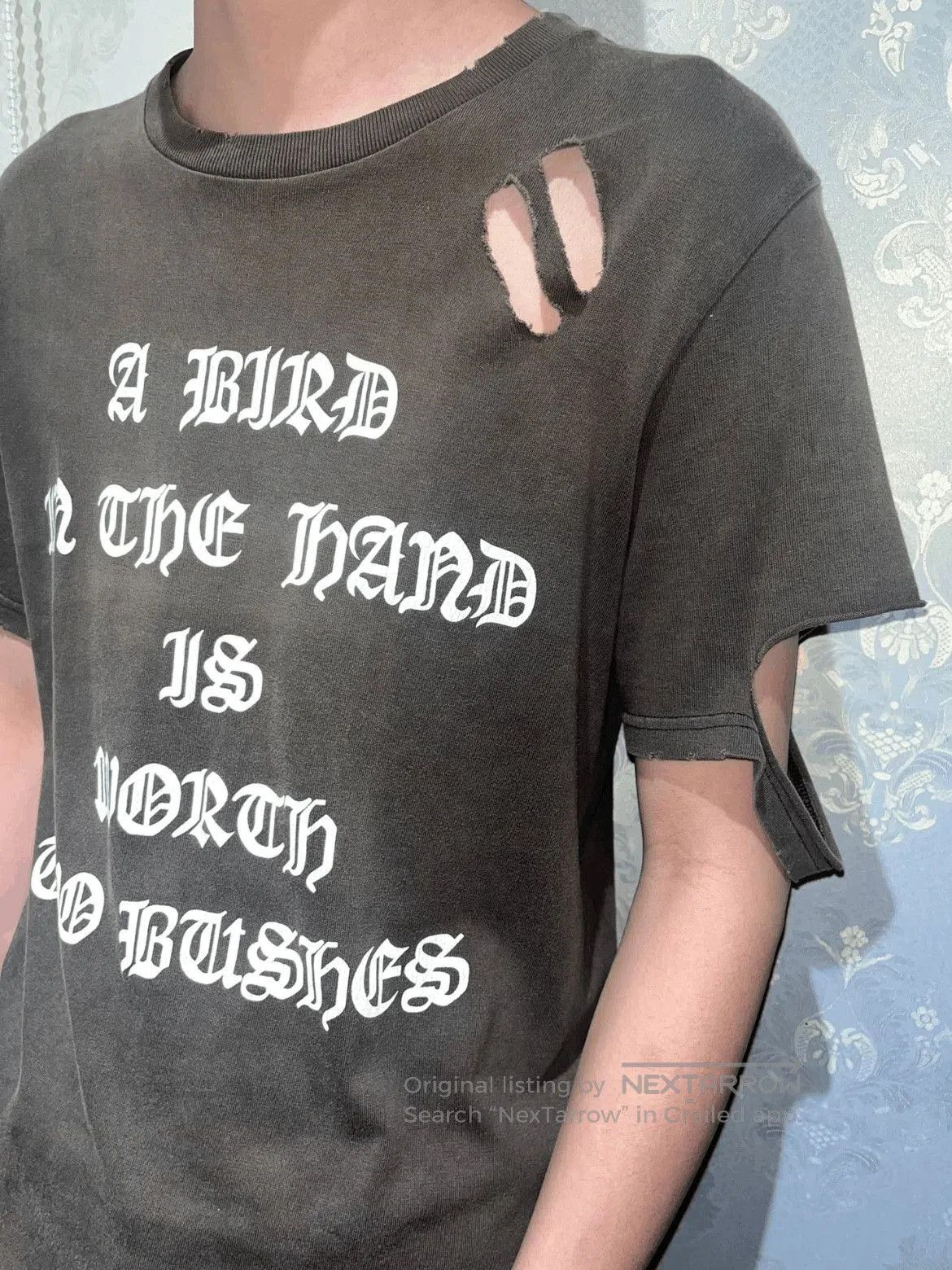 Number (N)ine Number Nine 04AW Anti War Slogan Tee. Size US XL / EU 56 / 4 - 6 Thumbnail