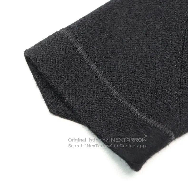 Helmut Lang Helmut Lang Slant collar black woolen top knitted sweater Size XS / US 0-2 / IT 36-38 - 9 Thumbnail