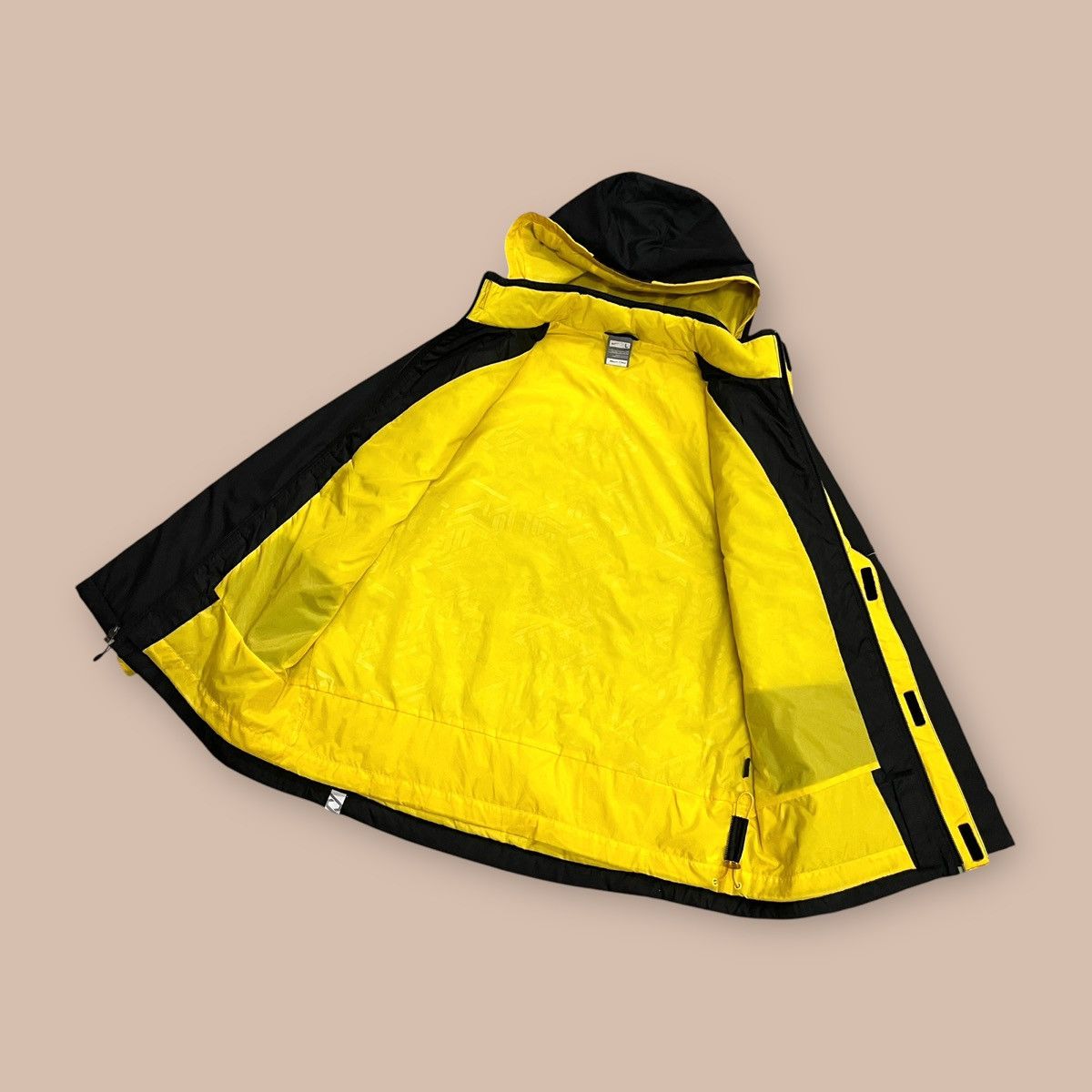 Nike OG 2000's Nike Fit Storm Black&Yellow Hoodie Size US L / EU 52-54 / 3 - 12 Thumbnail