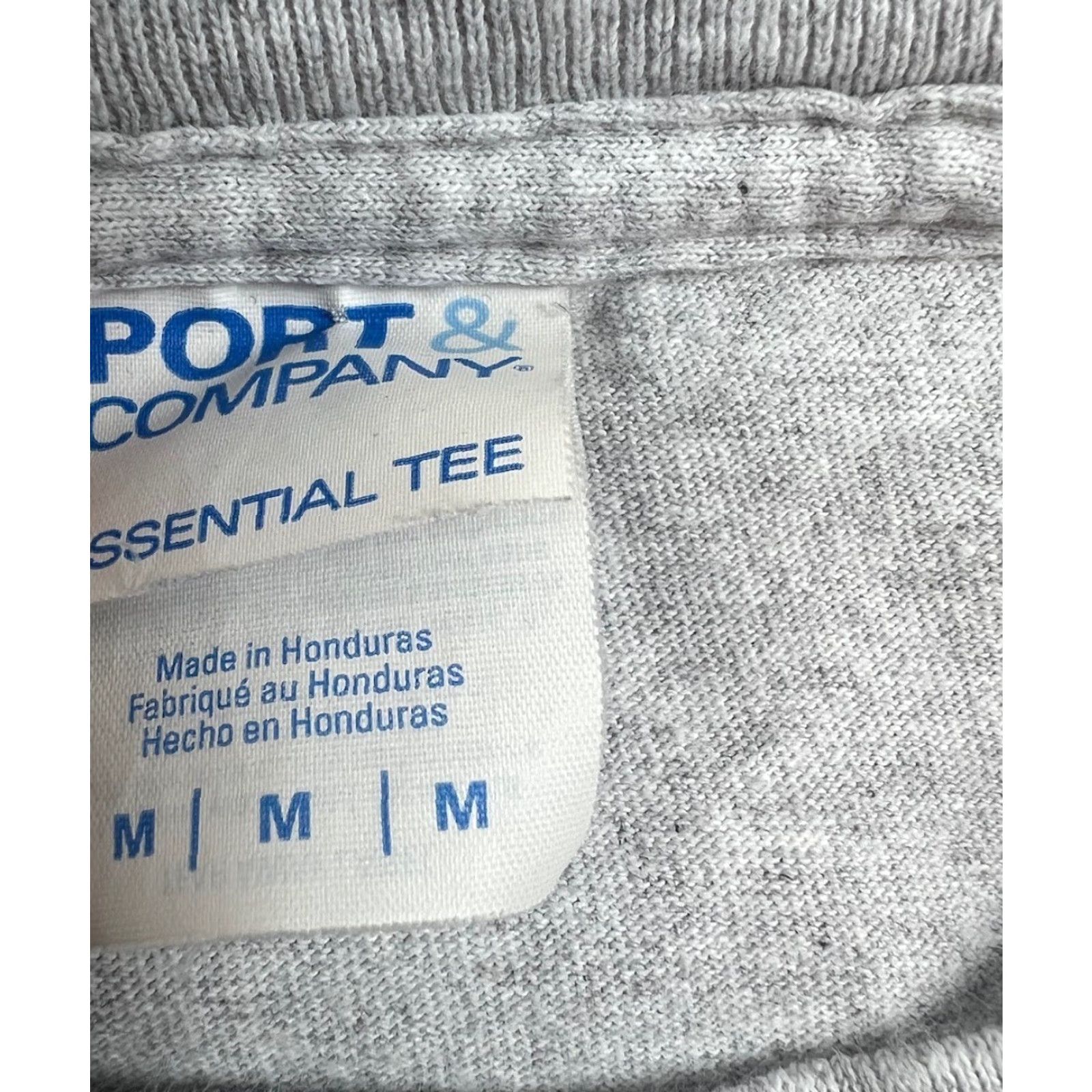 Port & Company Port & Company T-Shirt Men Short Sleeve San Diego California Salty Sea Pacific Ocean Destination Gray M Medium Size US M / EU 48-50 / 2 - 6 Thumbnail