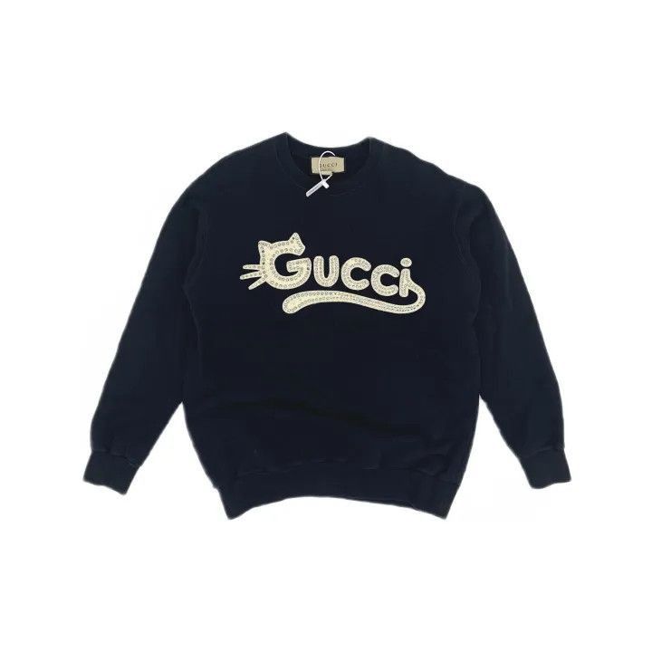 Gucci Gucci Cat Logo Crewneck Sweatshirt for Women-2507 Size S / US 4 / IT 40 - 8 Thumbnail