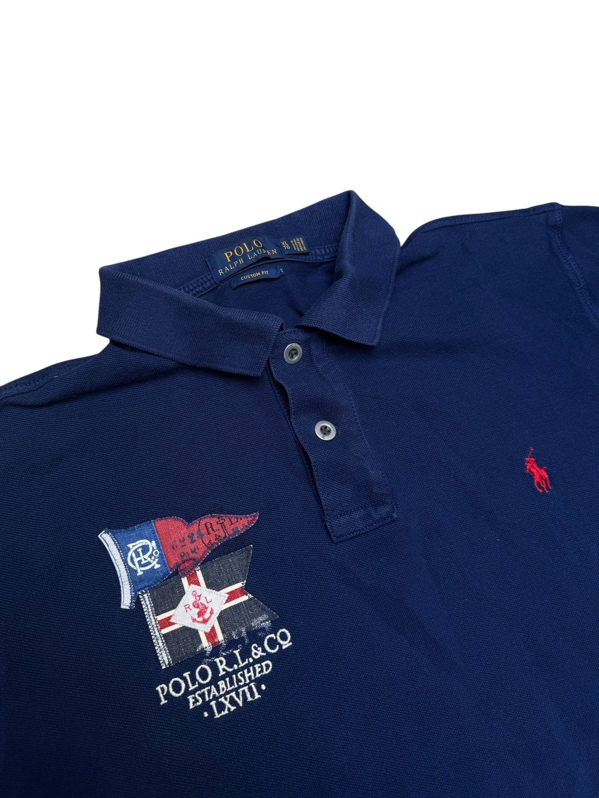 Polo Ralph Lauren Polo Ralph Lauren American flag vintage rare rap style Size US XL / EU 56 / 4 - 3 Thumbnail