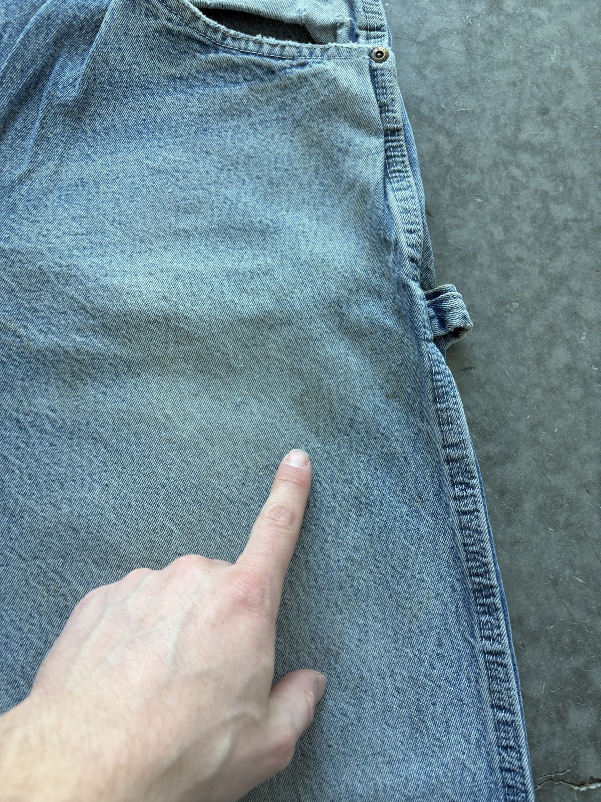 Dickies Thrashed Vintage Y2K Dickies Carpenter Jeans 36x31 Faded Size US 36 / EU 52 - 7 Thumbnail