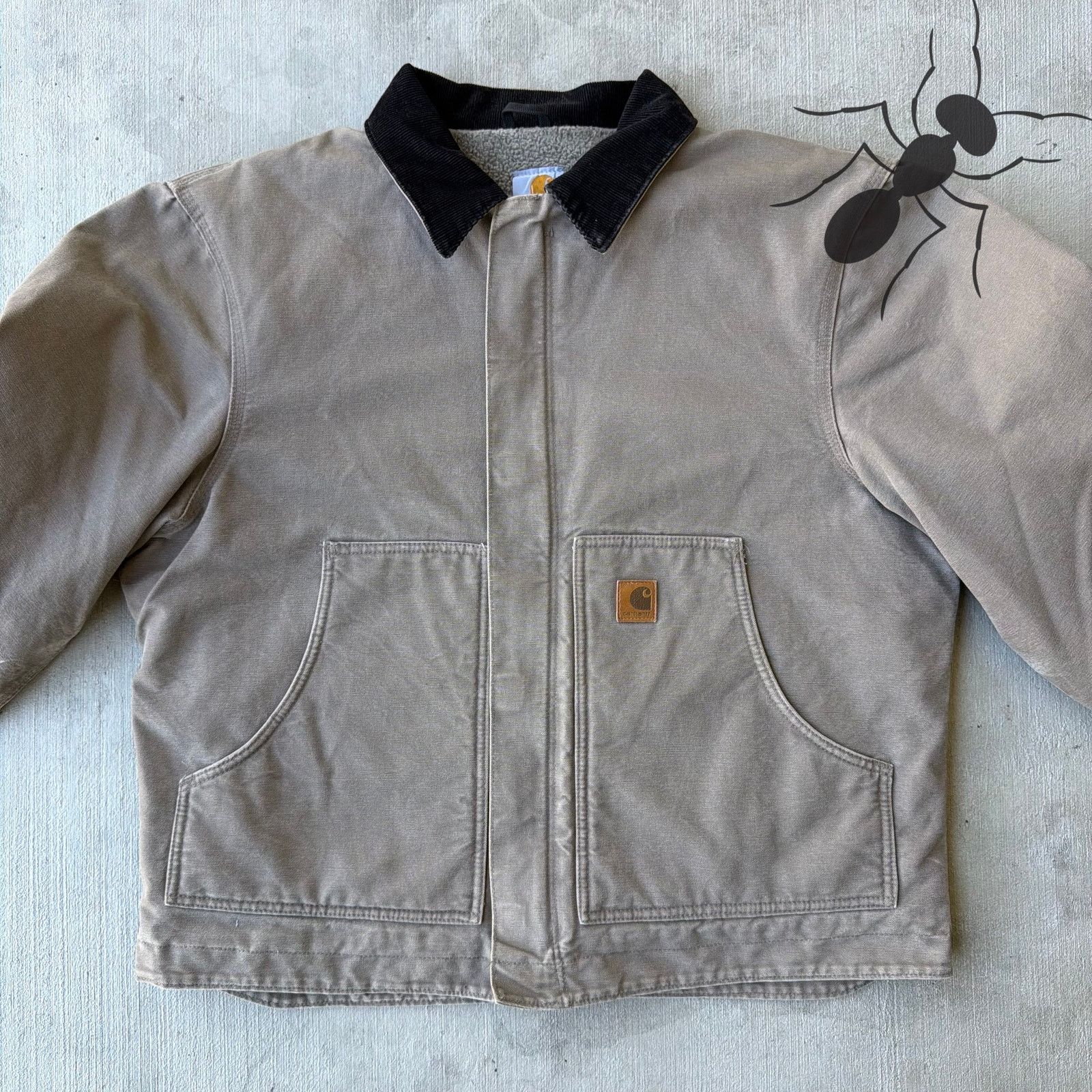 Carhartt × Vintage Carhartt brown arctic work wear jacket Size US L / EU 52-54 / 3 - 3 Thumbnail