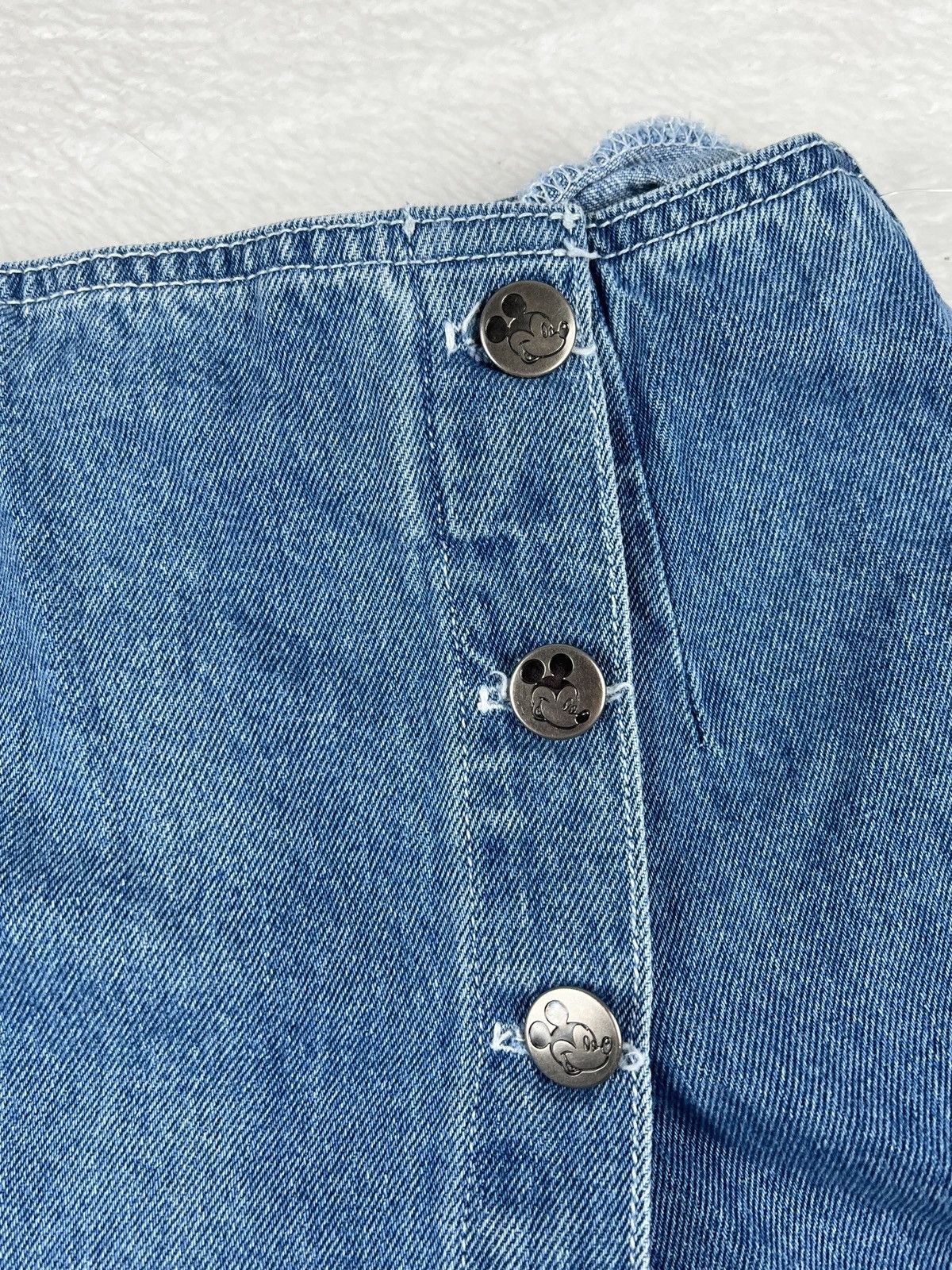 Disney Disney Mickey Unlimited Vintage 90s Denim Skort Blue Size 3 Size 26" / US 2 / IT 38 - 3 Thumbnail