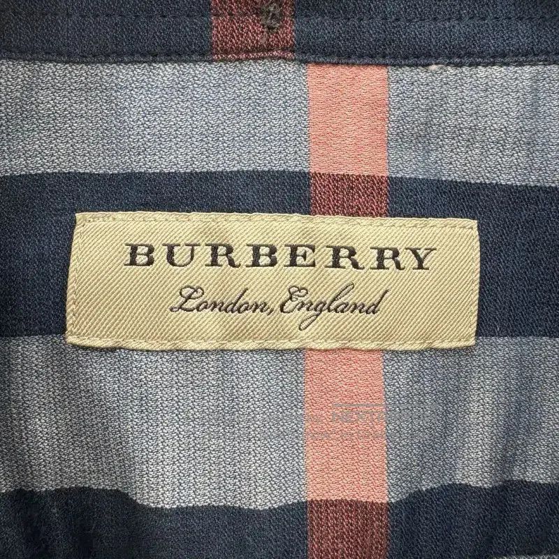 Burberry Burberry Blue Cotton Short Sleeve Shirt. Size US S / EU 44-46 / 1 - 3 Thumbnail