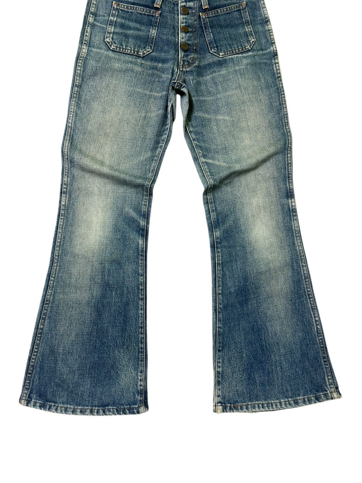 Big John × Vintage FLARED VINTAGE BIG JOHN BELL BOTTOM BOOTCUT JEANS Size US 28 / EU 44 - 5 Thumbnail