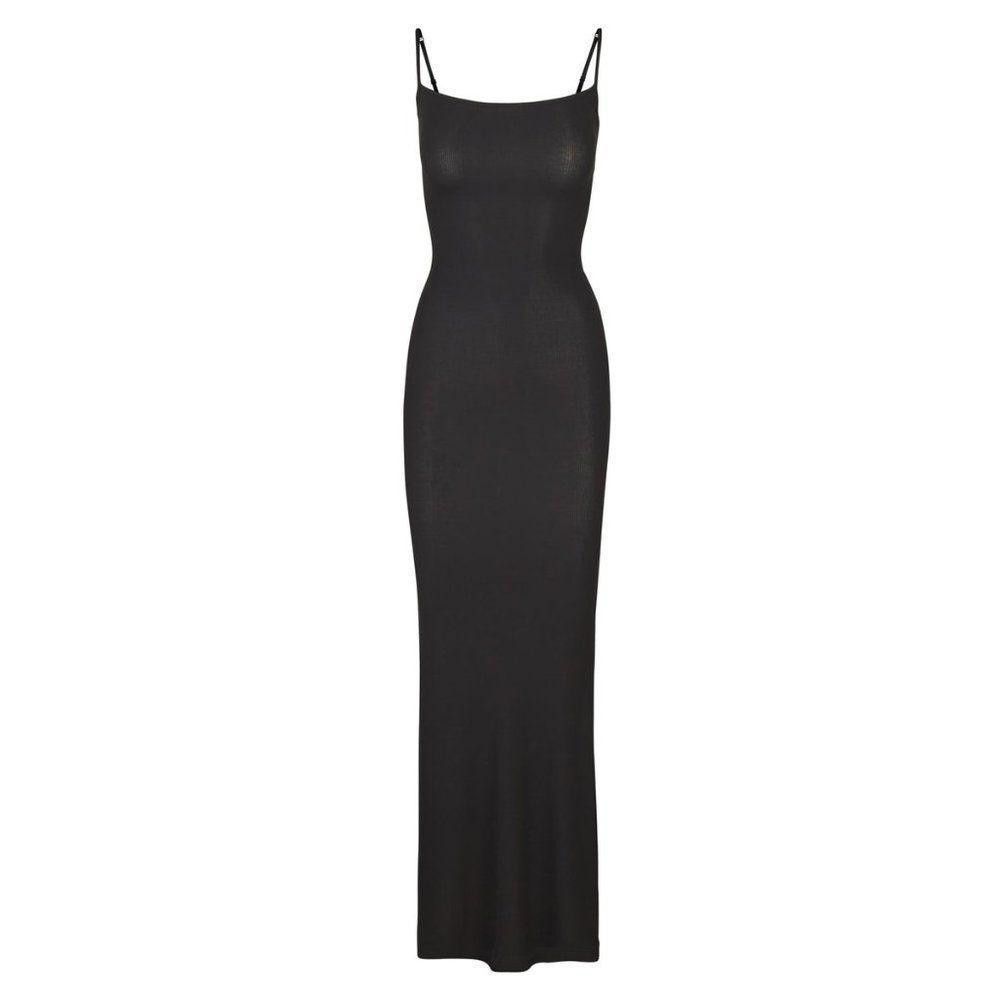 Designer CT1226a SKIMS SOFT LOUNGE LONG SLIP DRESS-ONYX Size XL / US 12-14 / IT 48-50 - 2 Thumbnail