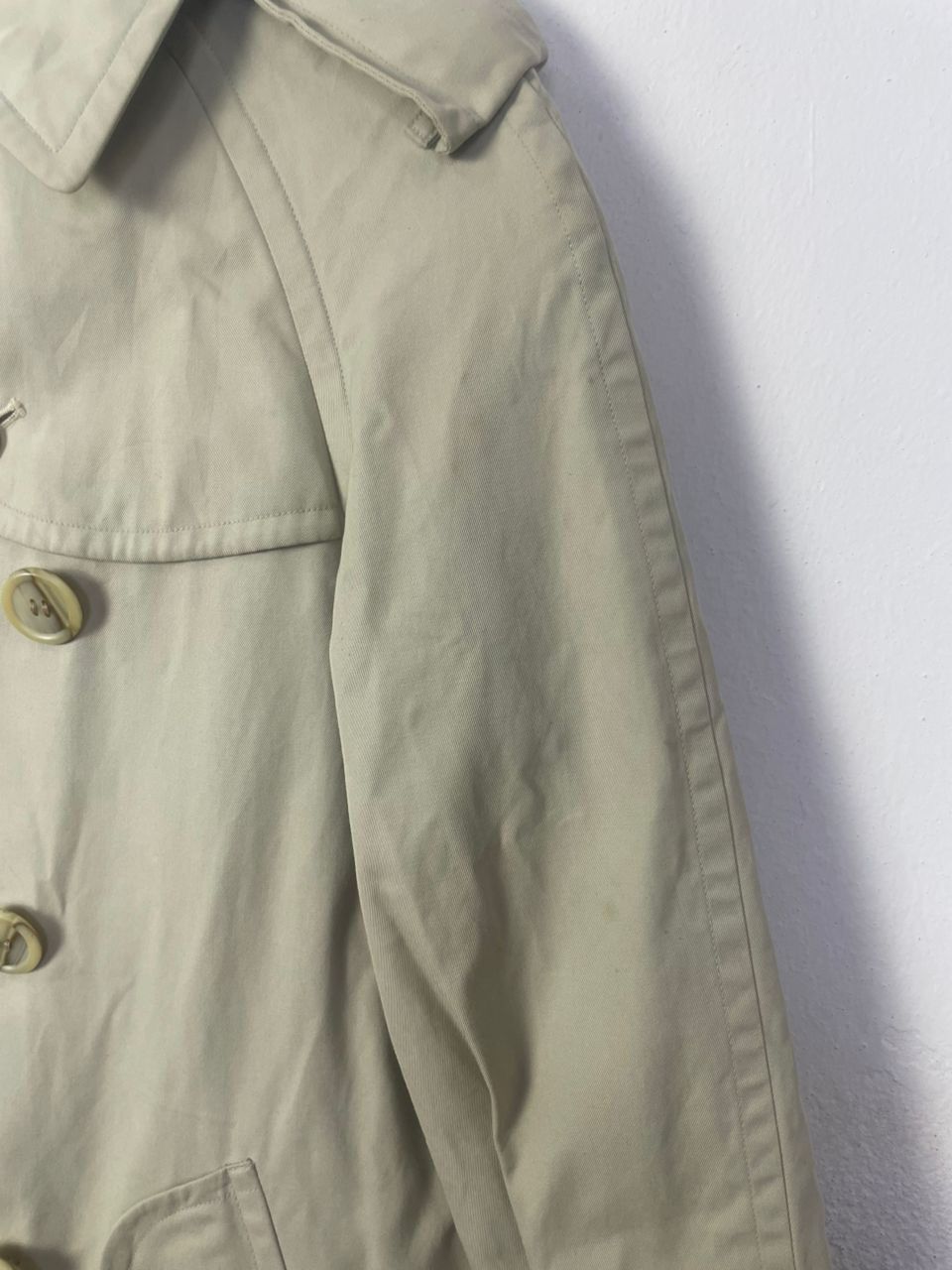 Burberry × Designer × Vintage Vintage Burberry Trench Coat Jacket Size M / US 6-8 / IT 42-44 - 3 Thumbnail