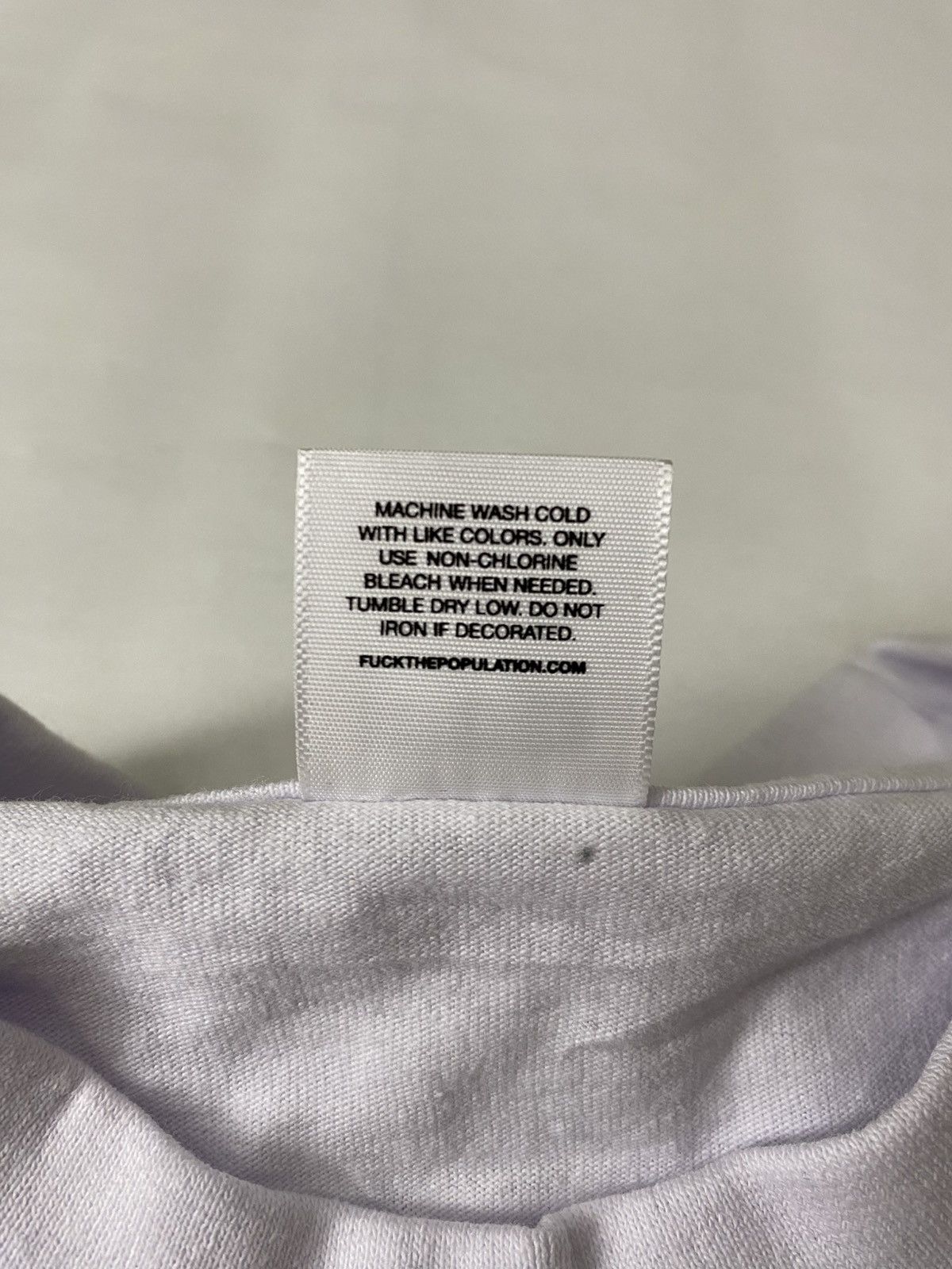 Fuck The Population FTP LONG SLEEVE TEE. Size US L / EU 52-54 / 3 - 9 Thumbnail