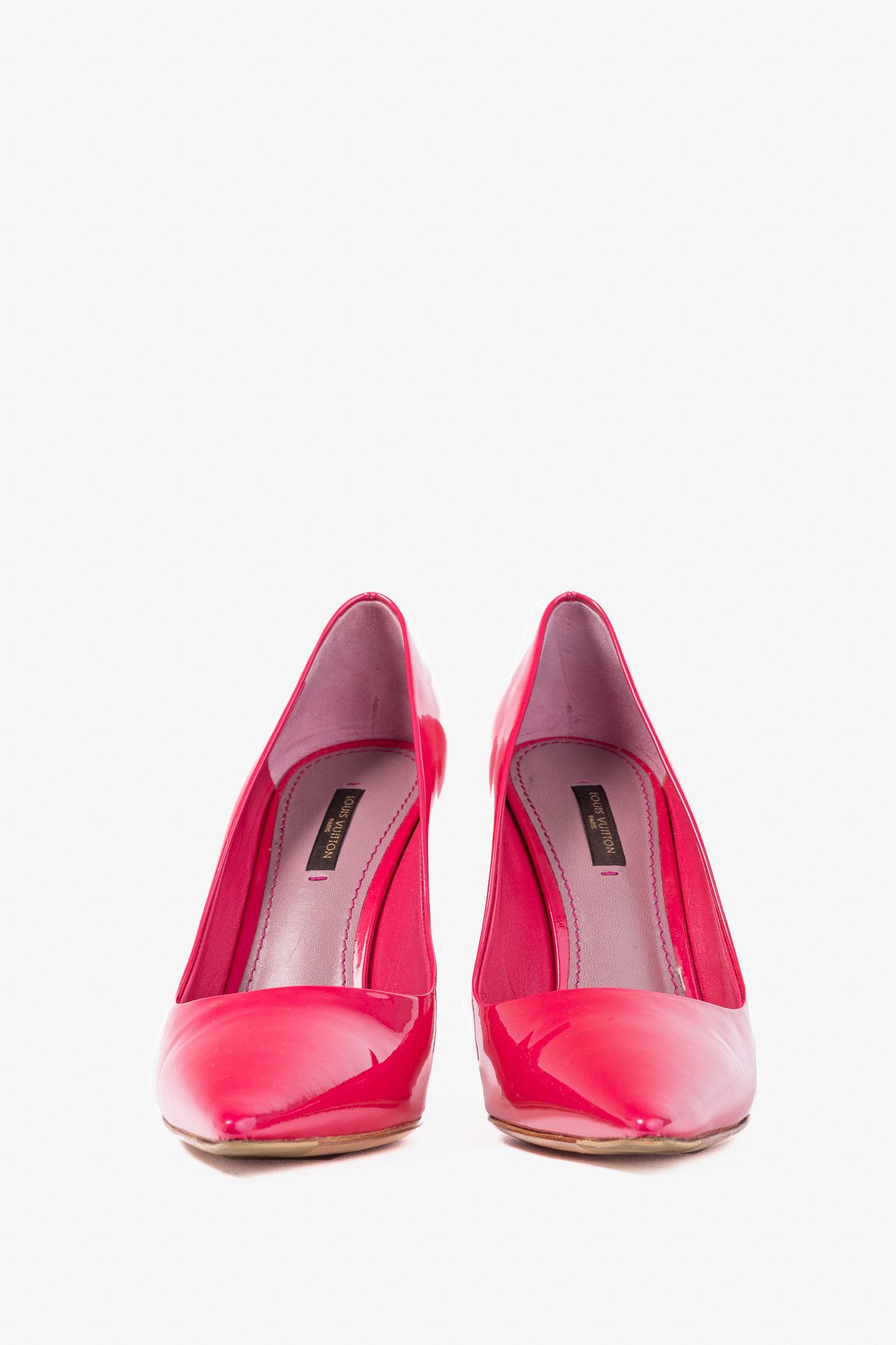 Louis Vuitton Louis Vuitton Strawberry Patent Leather Pointed-Toe Pumps Size US 8.5 / IT 38.5 - 2 Thumbnail