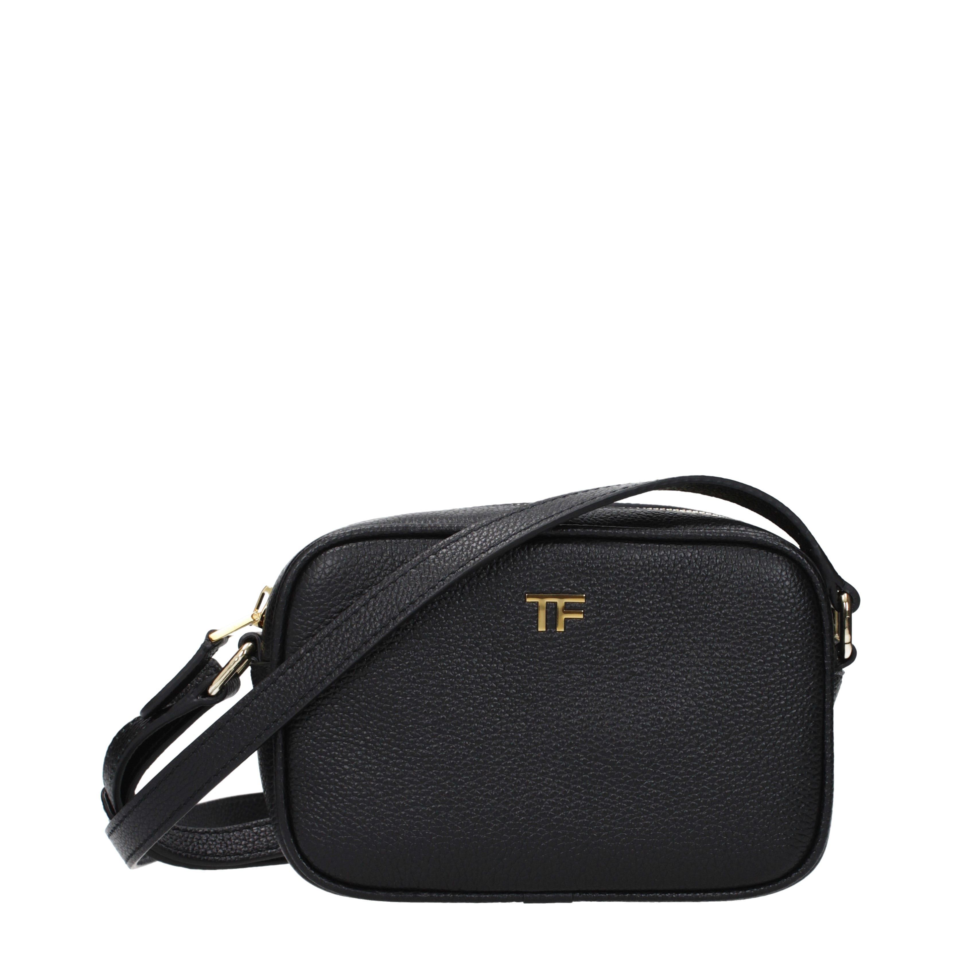 Tom Ford Crossbody Bag In Leather in Black, Women's