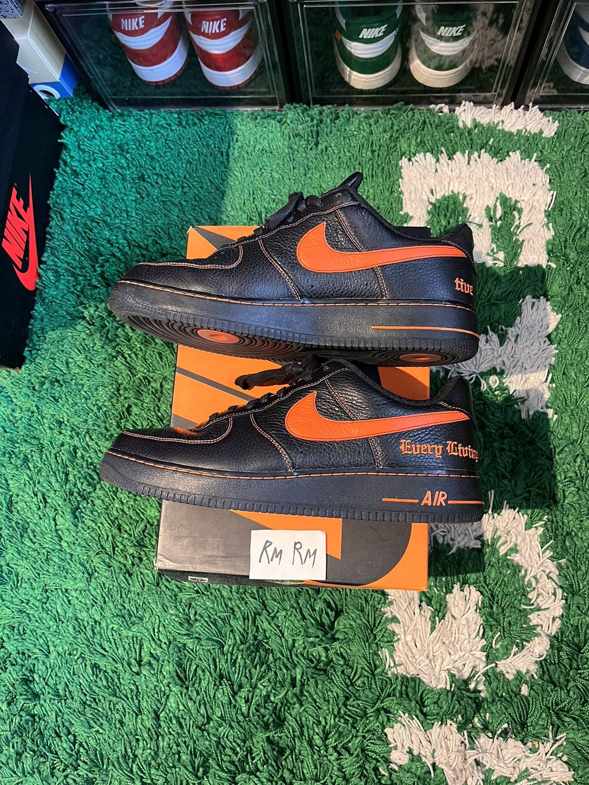 Nike × Vlone Air Force 1 Vlone (Harlem Box) Size US 12 / EU 45 - 5 Thumbnail
