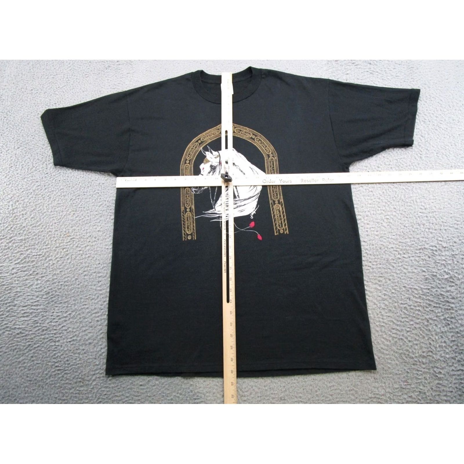 Jerzees VINTAGE Jerzees Horse Graphic T-Shirt Mens XL Black 90s Western Horse T-Shirt Men XL Black 90s Jerzees Size US XL / EU 56 / 4 - 5 Thumbnail
