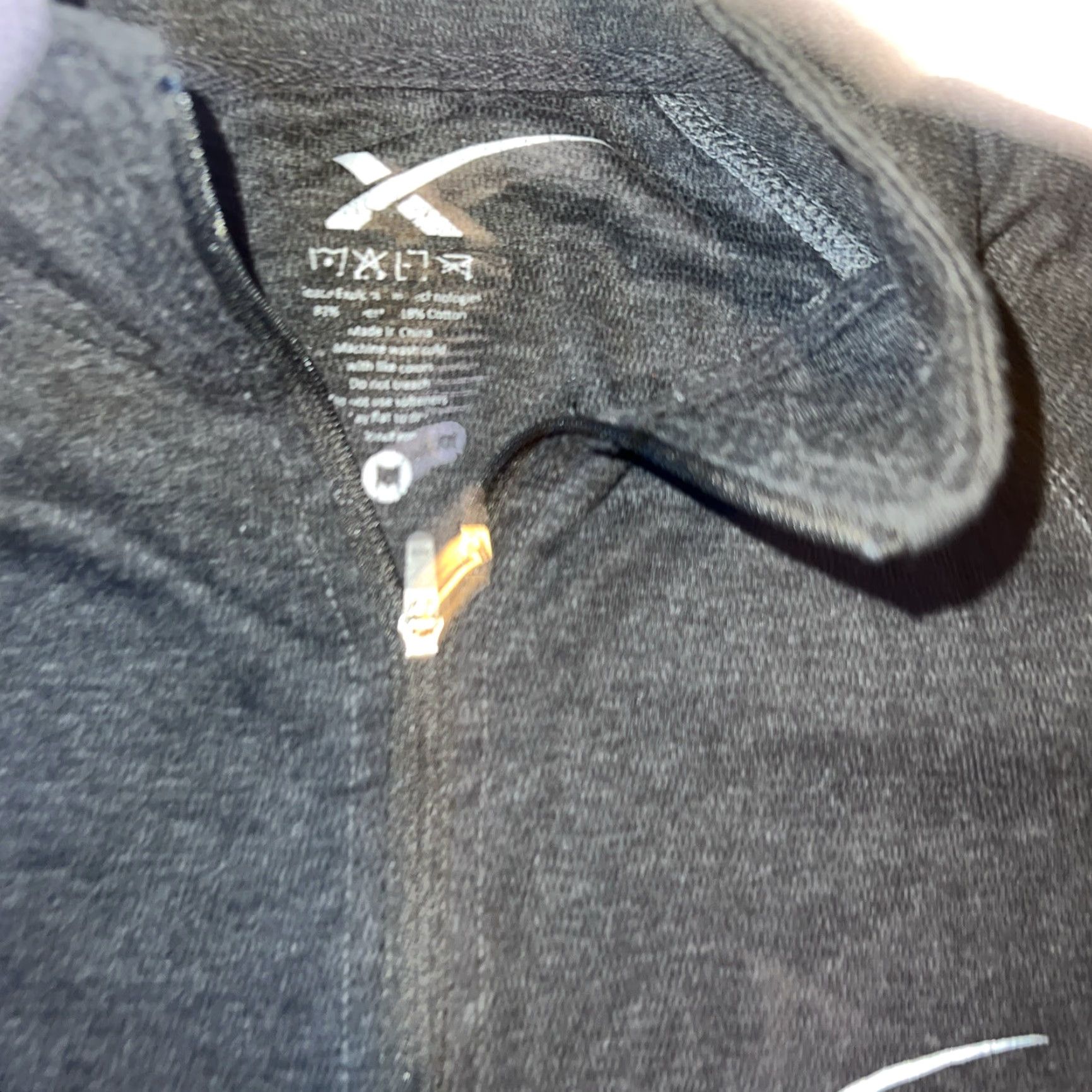 Logo 7 SpaceX Logo Sweatshirt Women’s M Gray L/S 1/2 Zip Pockets Astro Girl Space California Limited Edition All Seasons Modern Slim Knit Cotton Blend Size M / US 6-8 / IT 42-44 - 2 Thumbnail