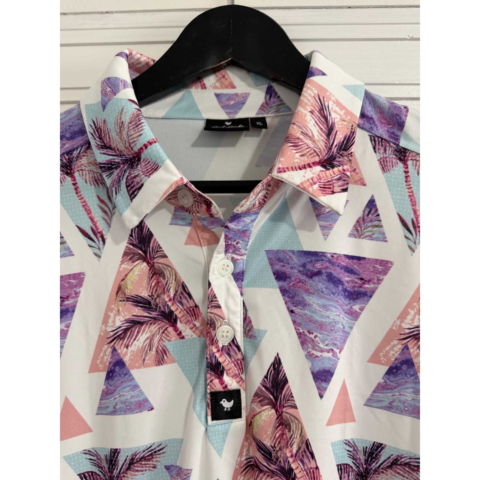 Bad Birdie Bad Birdie All-Over Print Golf Polo Men's Size XL Size US XL / EU 56 / 4 - 2 Thumbnail