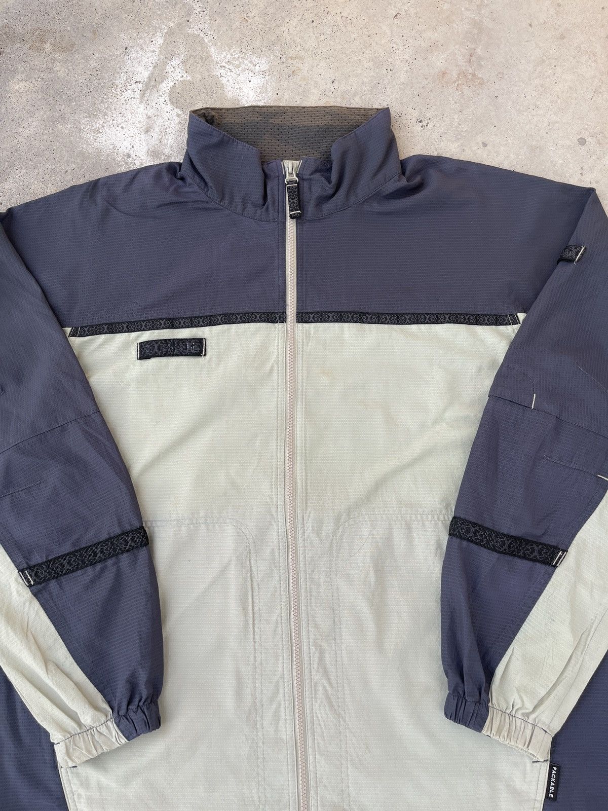 Columbia × Vintage Vintage Columbia Y2K Zip Up Windbreaker Size US XL / EU 56 / 4 - 2 Thumbnail