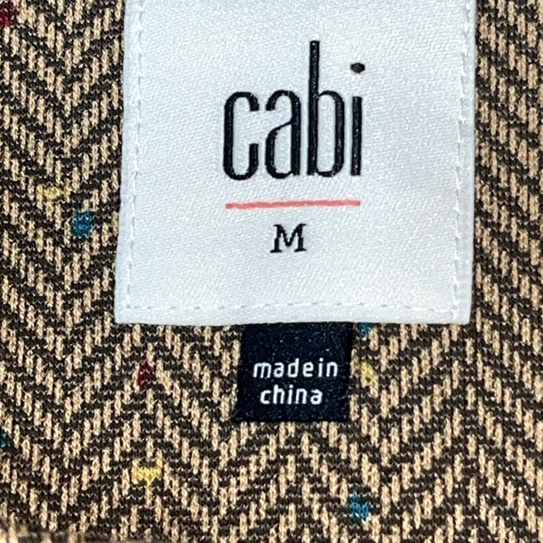 Vintage VINTAGE CAbi Penny Herringbone Tan JACKET LRG Button Blazer 3170 Bow pockets Round Neck Size L / US 10 / IT 46 - 6 Thumbnail
