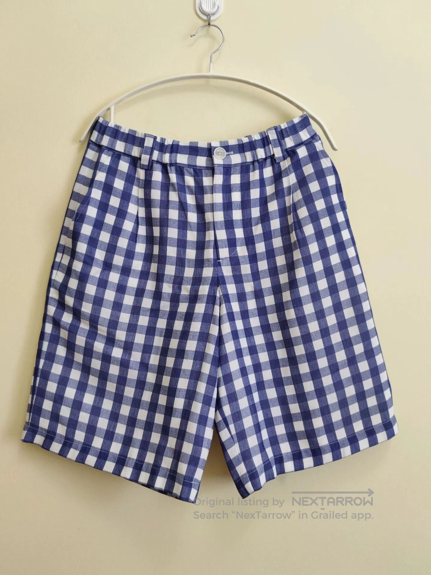 Jacquemus Jacquemus Blue and White Checkered Shorts. Size US 30 / EU 46 - 5 Thumbnail