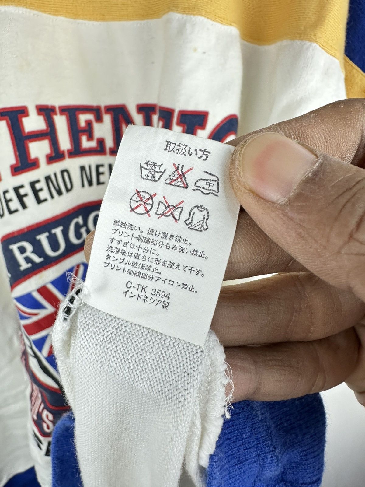 Canterbury of New Zealand × Vintage Vintage 90s Canterbury Of New Zealand Rugby Tee Size US L / EU 52-54 / 3 - 11 Thumbnail